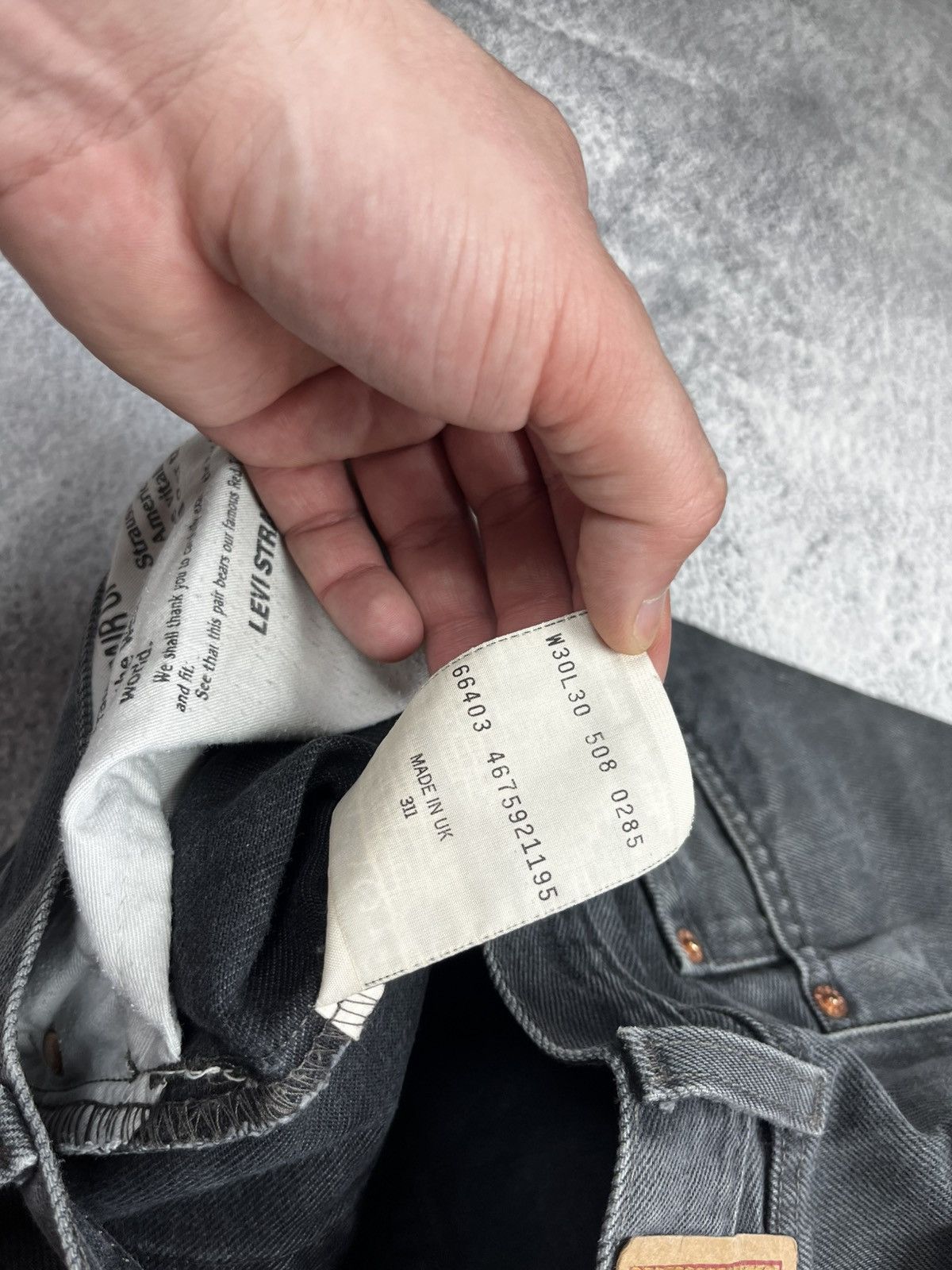 Levi's Levi’s black size 30/30 denim pants vintage Size US 30 / EU 46 - 8 Thumbnail