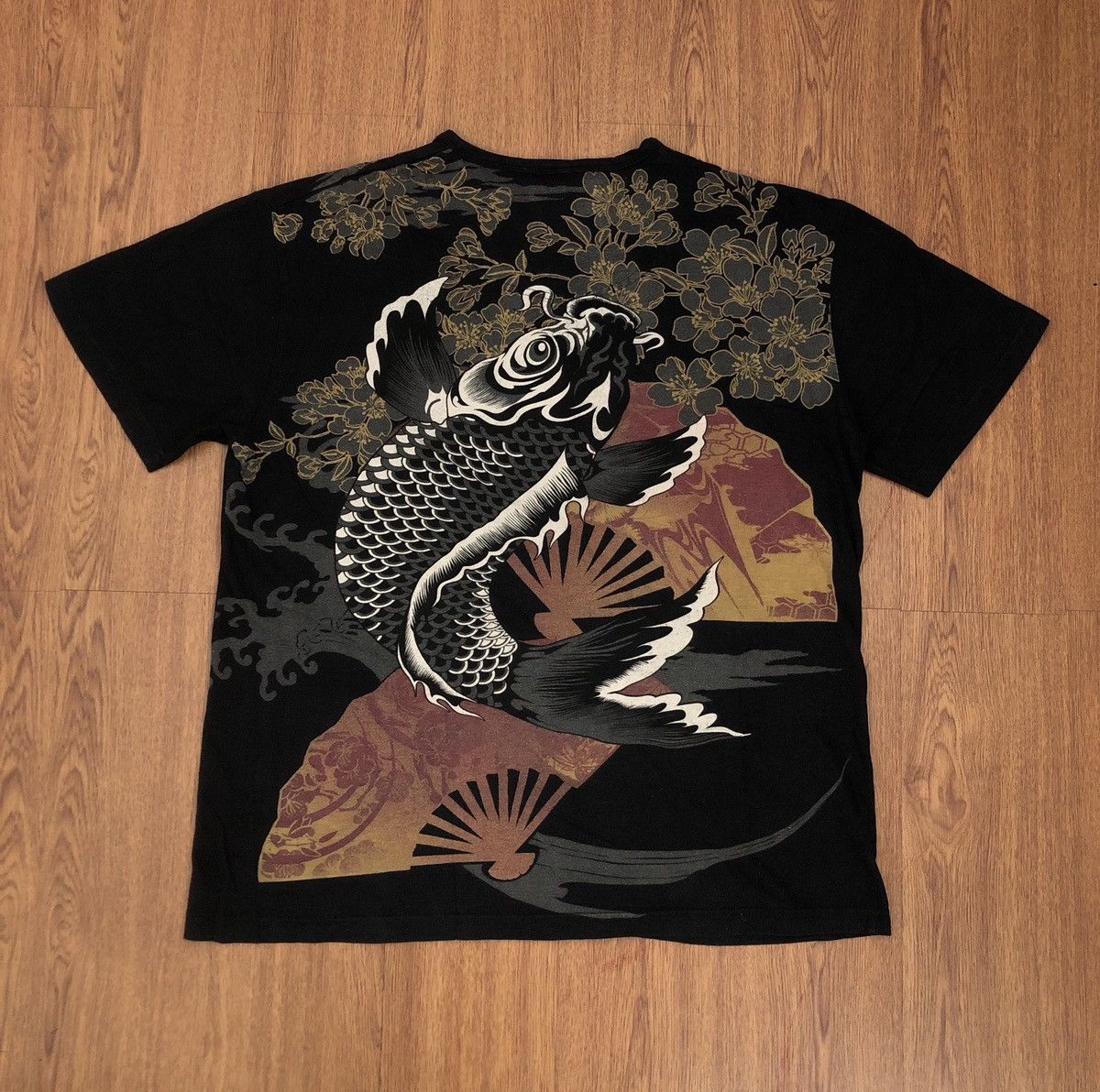 Bullet Noise × Japanese Brand Bullet noise sukajan koi t-shirt Size US XXL / EU 58 / 5 - 1 Thumbnail