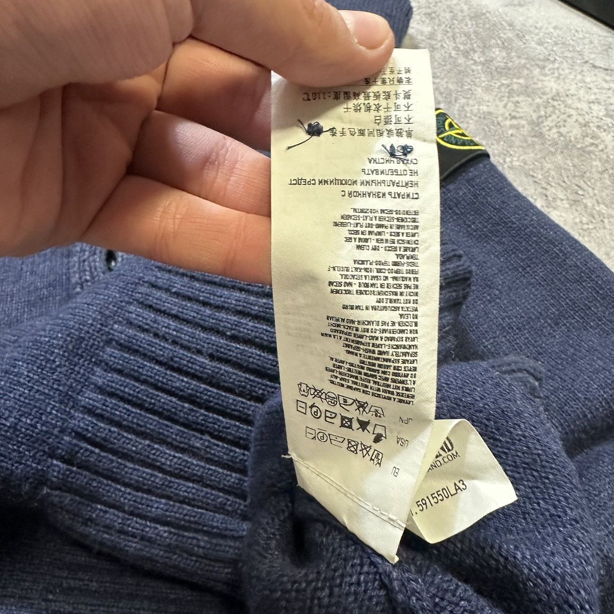 Stone Island × Vintage Vintage Stone Island sweater cardigan Size US M / EU 48-50 / 2 - 9 Thumbnail