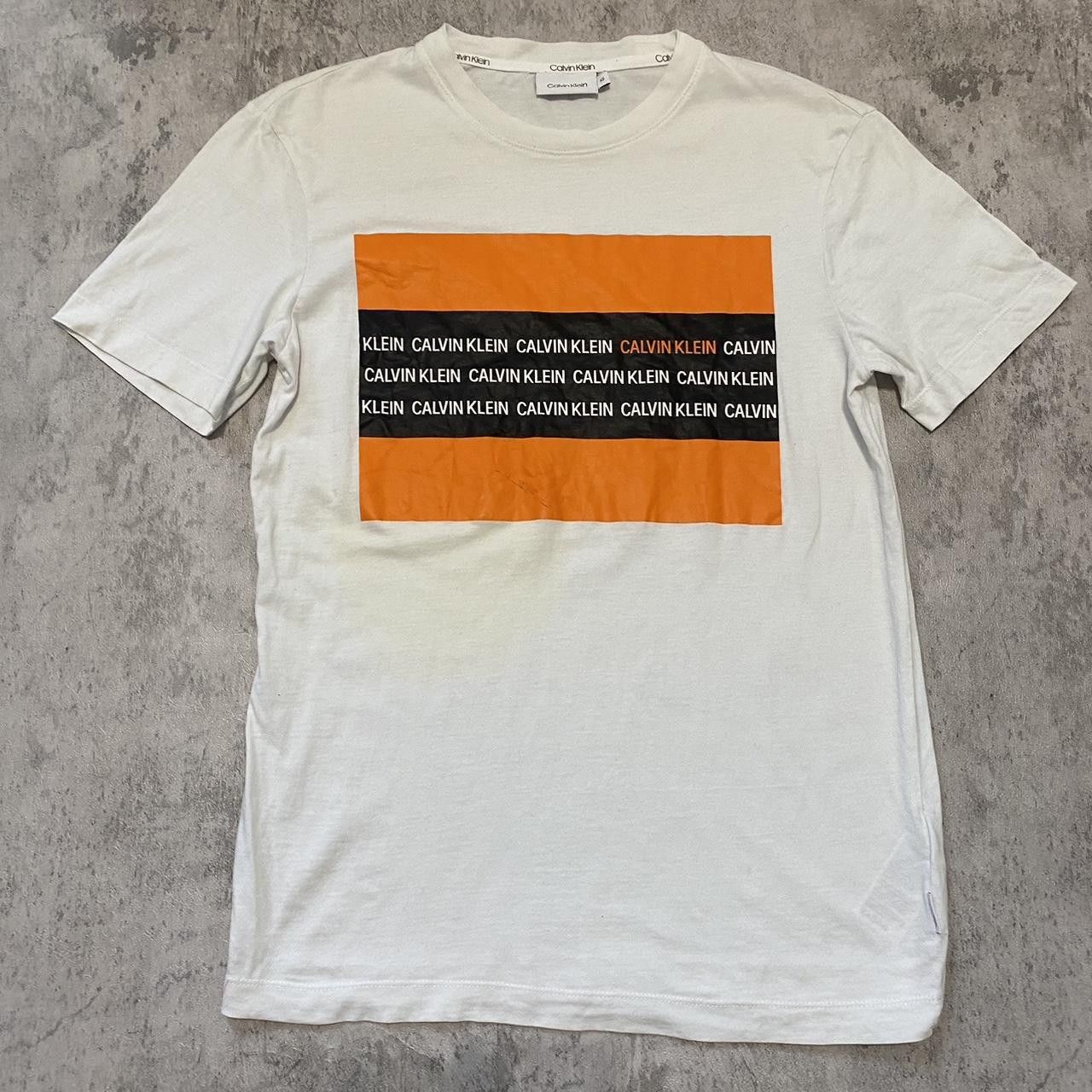 Calvin Klein Calvin Klein T-shirt Nice Graphic Premium Orange Size US XS / EU 42 / 0 - 1 Thumbnail
