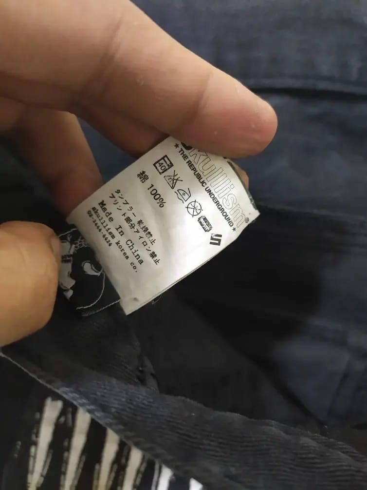 Japanese Brand Skullism Bullet Print Skinny Stretchable Nice Design Pants Size US 29 - 11 Thumbnail