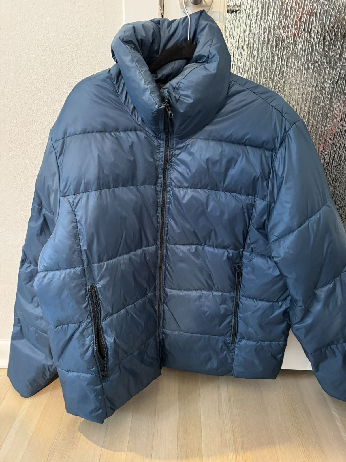 image of Barneys New York Barney’S New York Puffer Jacket in Blue, Men's (Size XL)