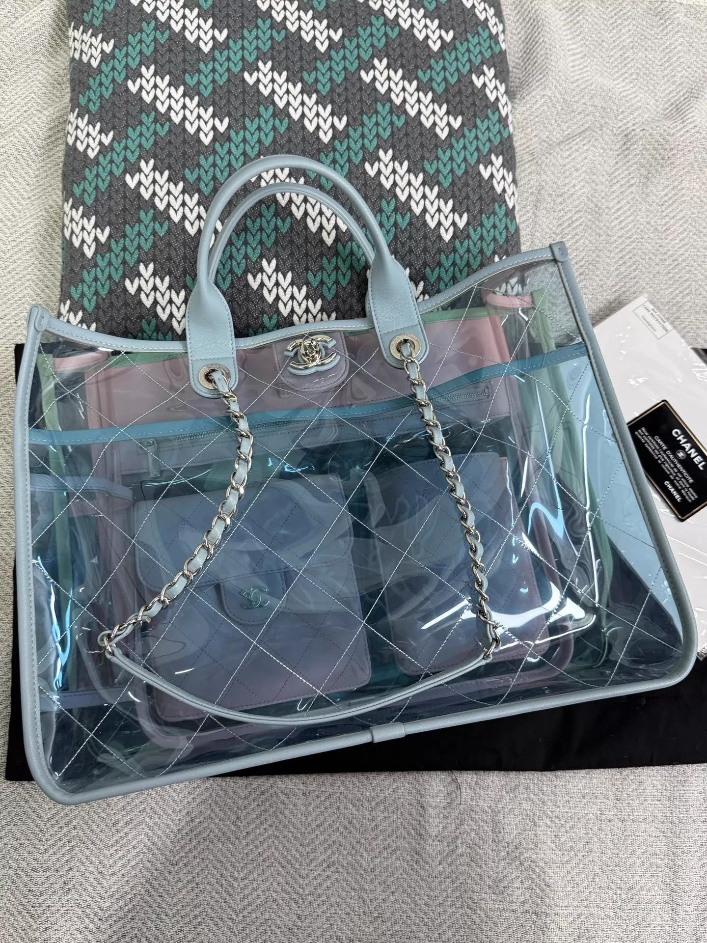 Chanel Chanel Waterfall Macaron PVC Jelly Beach Mom Unused Size ONE SIZE - 1 Thumbnail