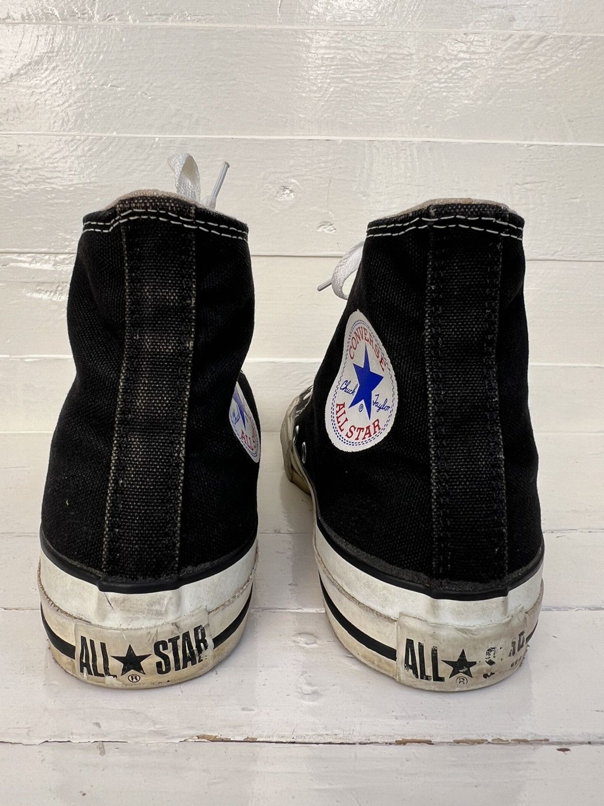 Converse Vintage Converse Black Chuck Taylor All Star High Top Size US 6 / EU 39 - 8 Thumbnail