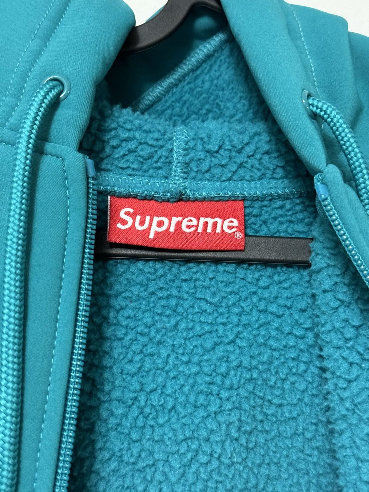 🔥 Supreme WINDSTOPPER Zip Up Jacket Teal SZ Medium