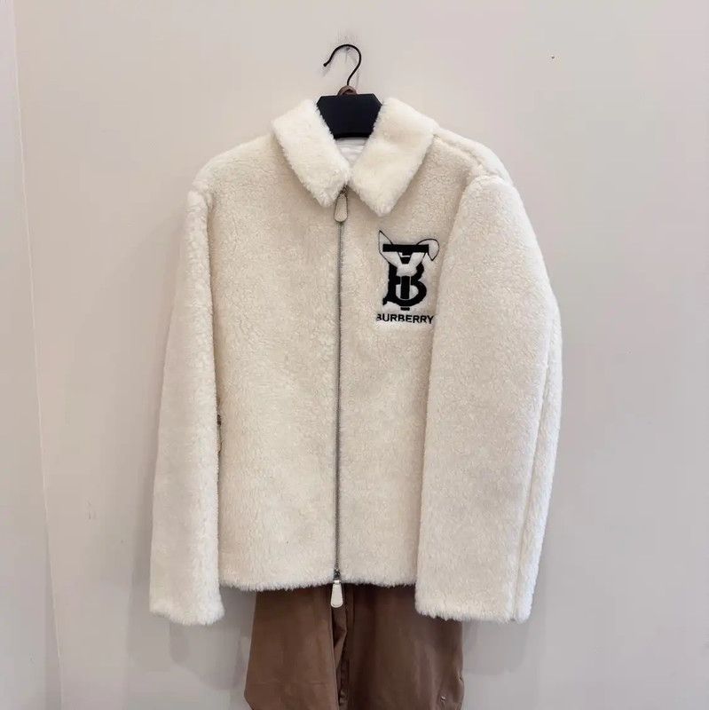 Burberry Women's White Wool Cardigan