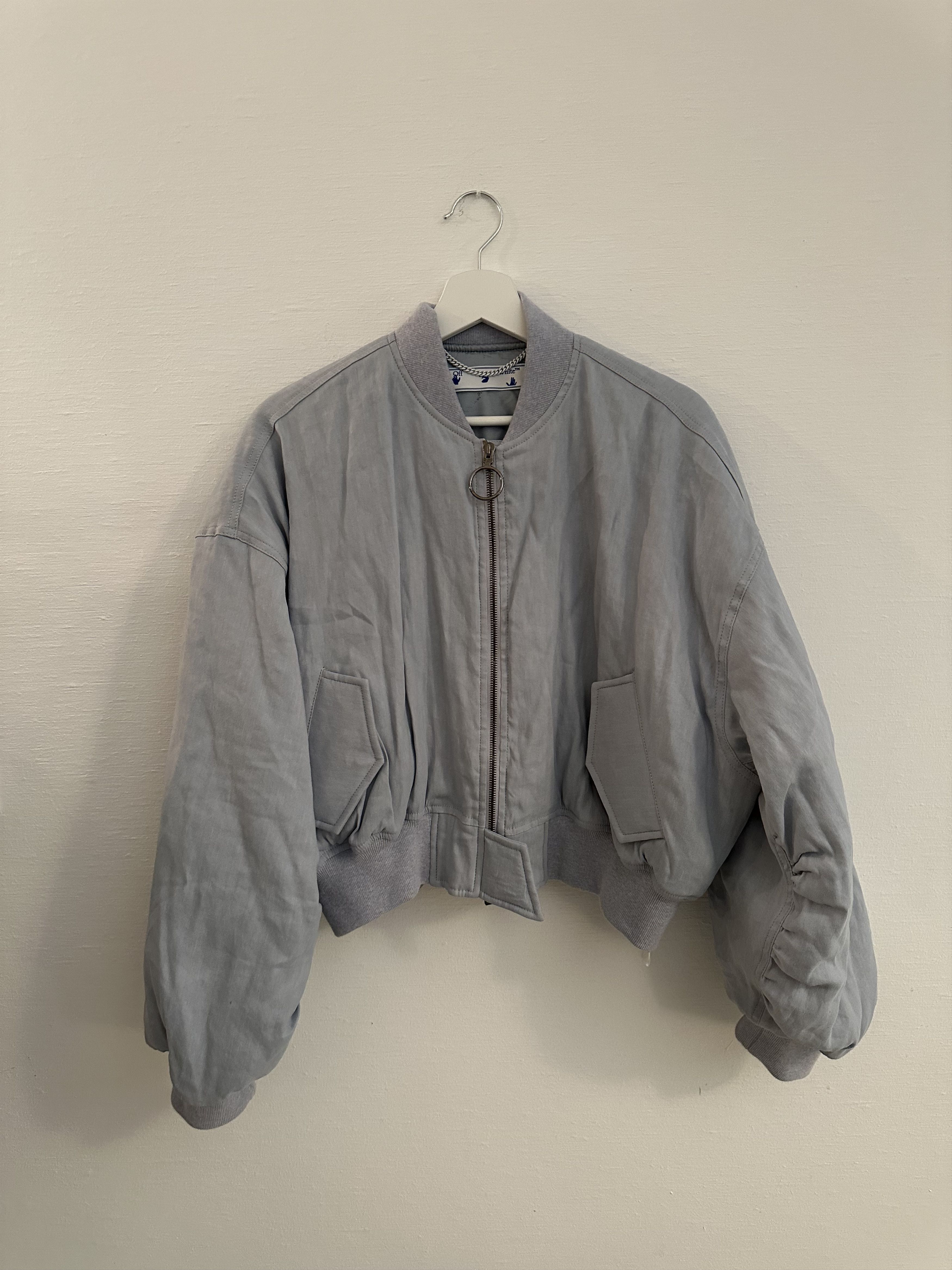 Off-White Off White by Virgil Abloth Bomber light blue Size M / US 6-8 / IT 42-44 - 1 Thumbnail