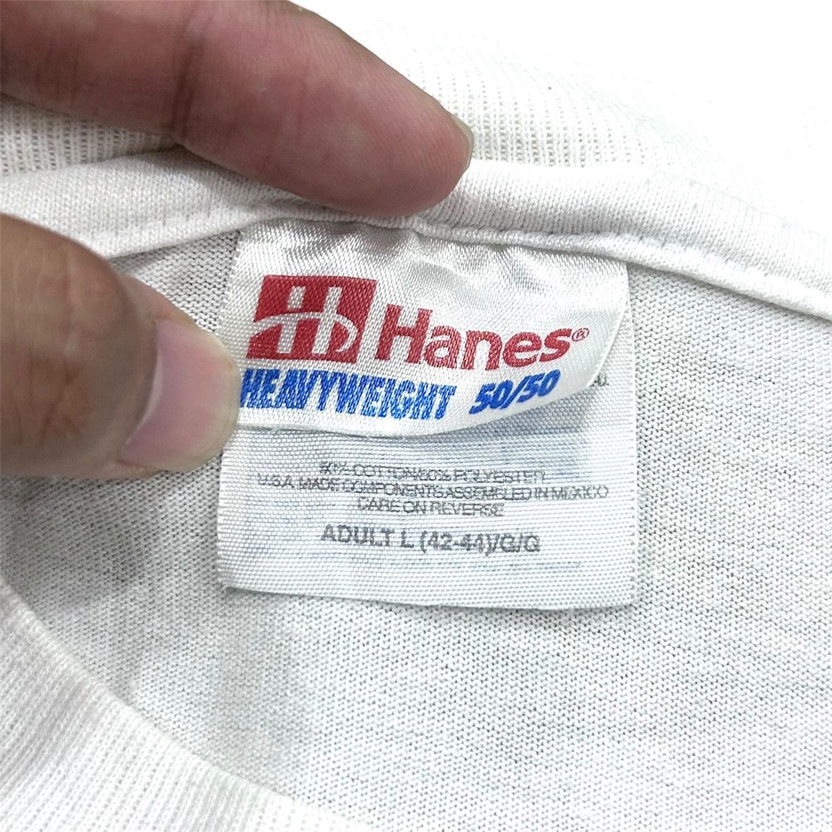 Hanes Vintage Y2K Eagle America Flag OVP Tshirt Size US L / EU 52-54 / 3 - 3 Thumbnail