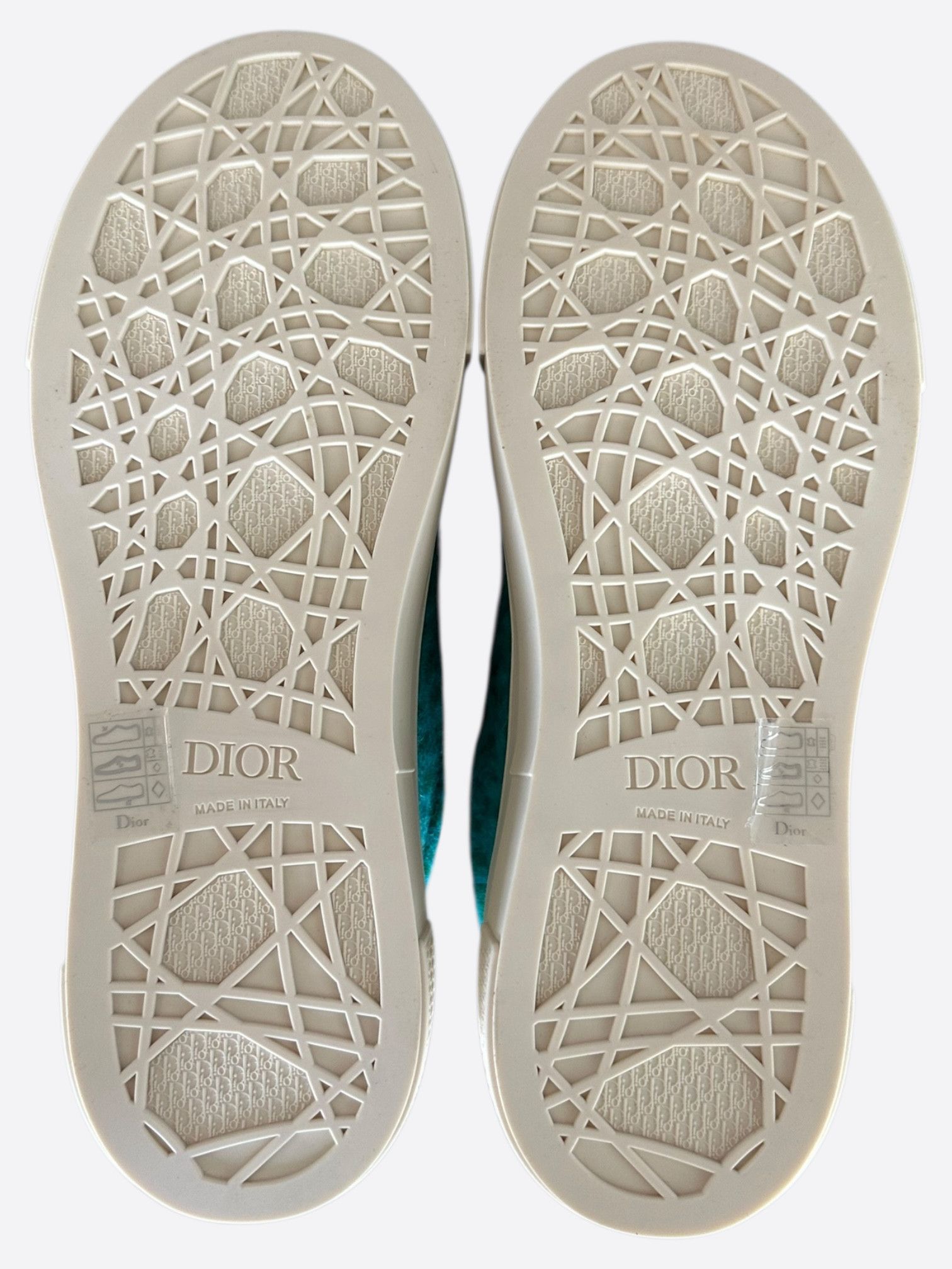 Dior Dior Brown & Turquoise Oblique B33 Sneakers Size US 9 / EU 42 - 7 Thumbnail