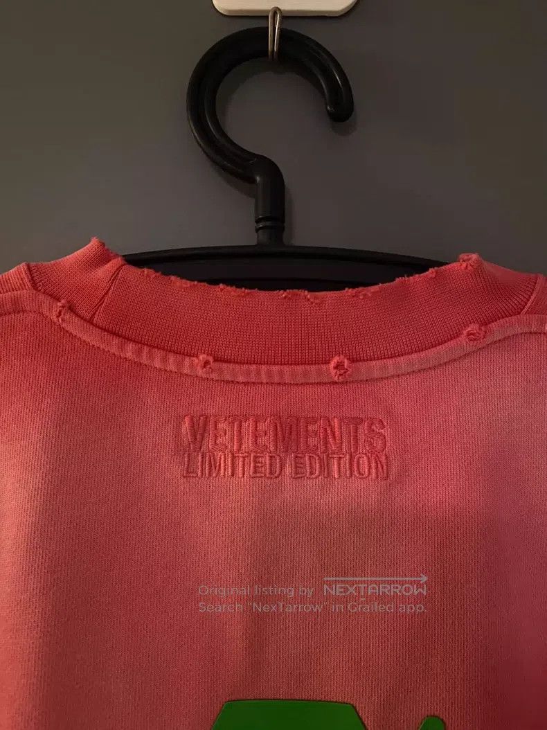 Vetements Vetements Red Washed Sweatshirt I am not doi Size US S / EU 44-46 / 1 - 3 Thumbnail