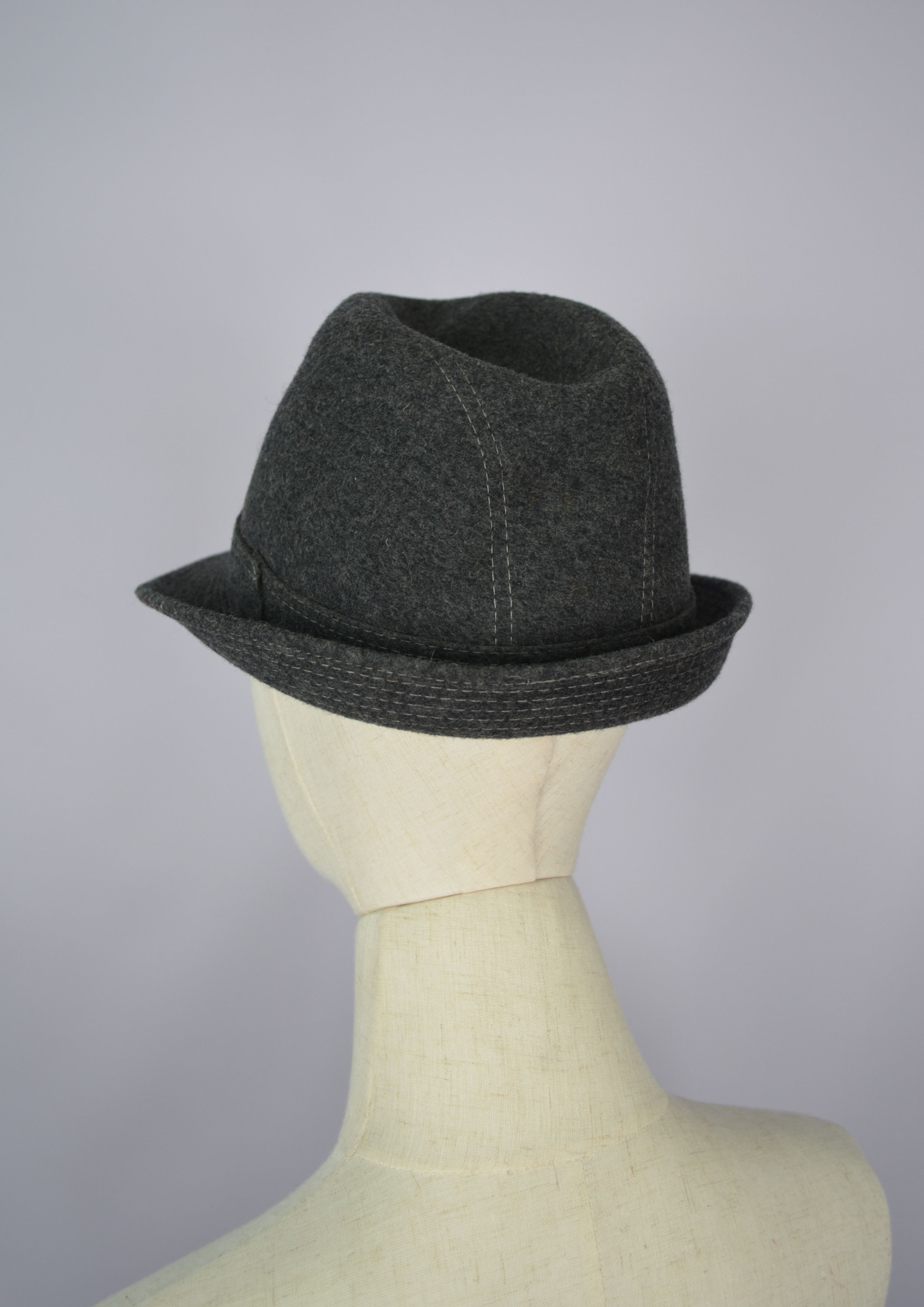 Man Made In Australia Womens Anton Pichler Graz Vintage Fedora Hat Felt Bavarian Size ONE SIZE - 4 Thumbnail