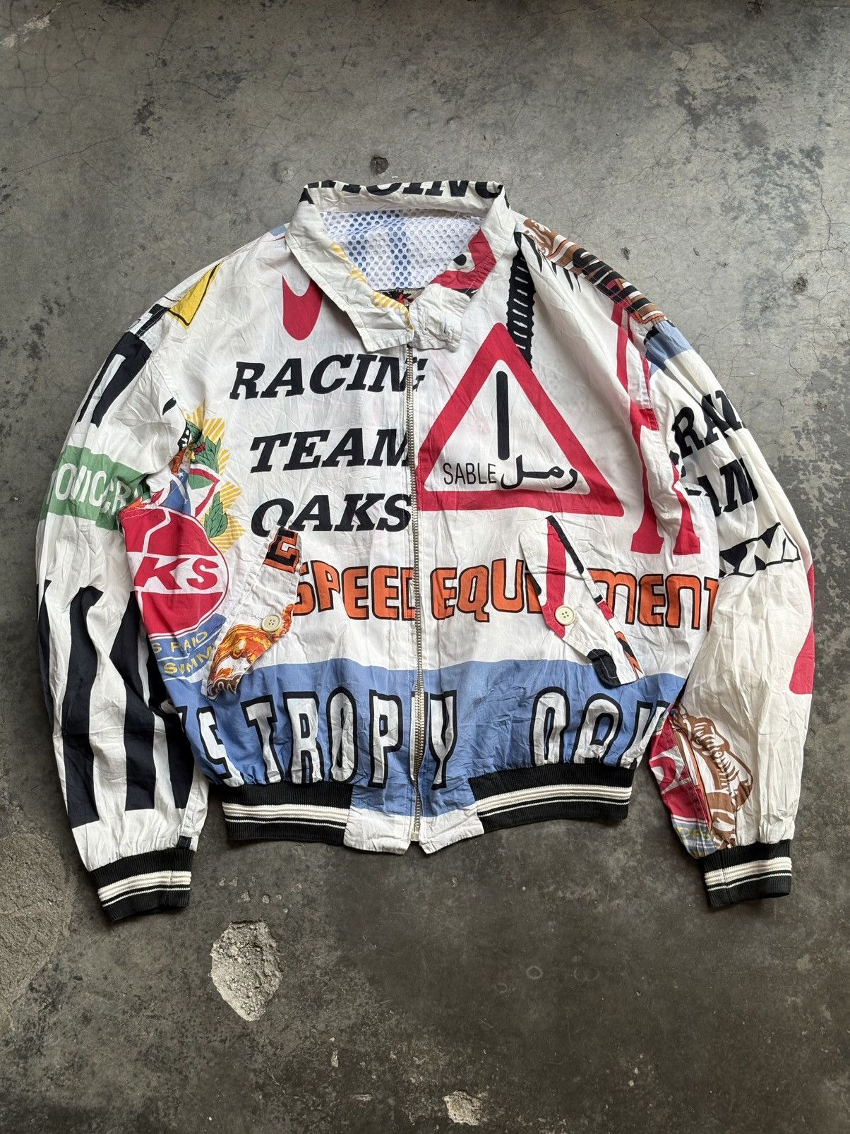 Ferre × Vintage Rare Vintage 70s oaks by ferre overprint casual jacket Size US XL / EU 56 / 4 - 1 Thumbnail