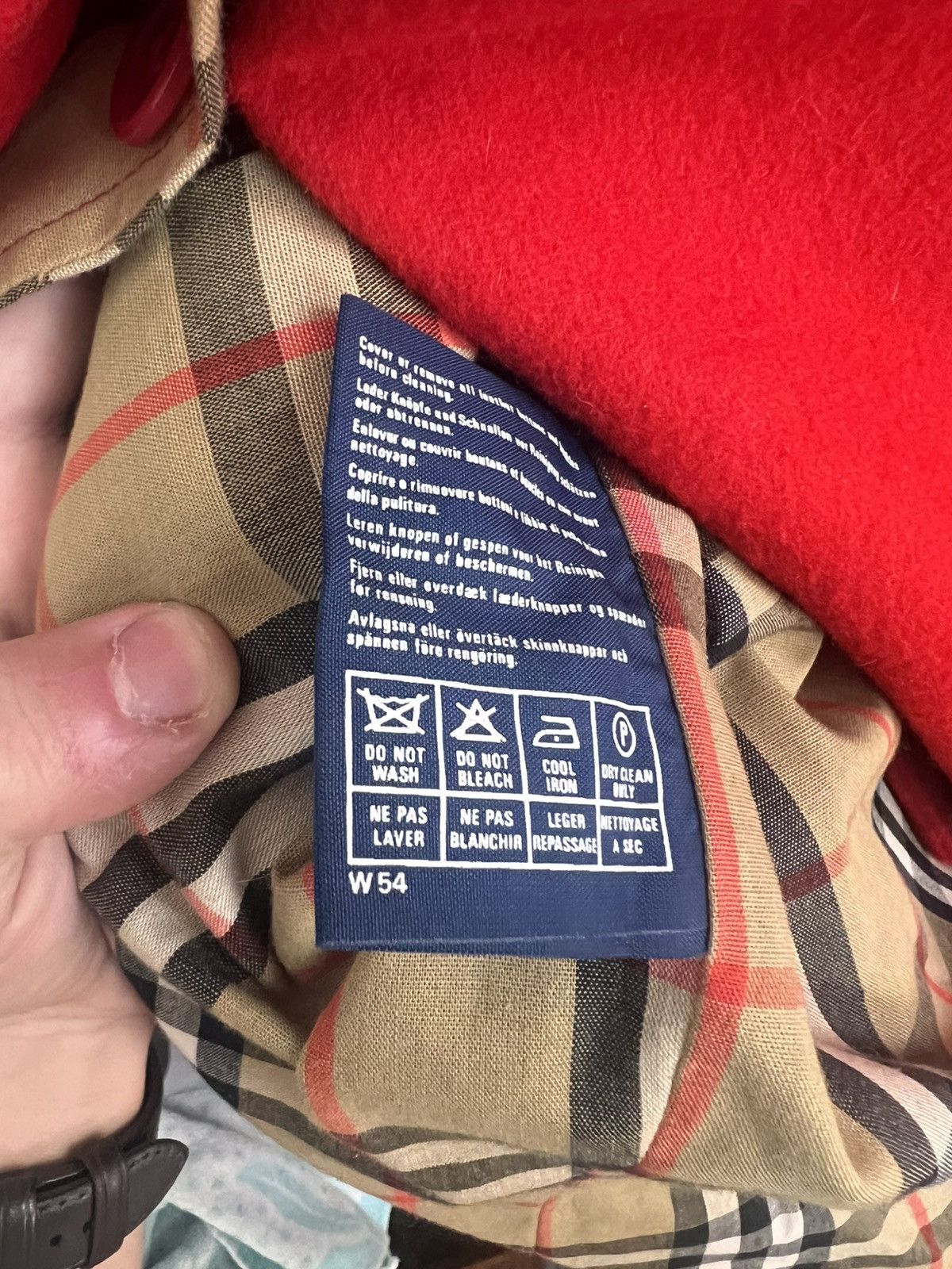Burberry Giacca vintage Burberrys lana & alpaca (taglia L) Size L / US 10 / IT 46 - 5 Thumbnail