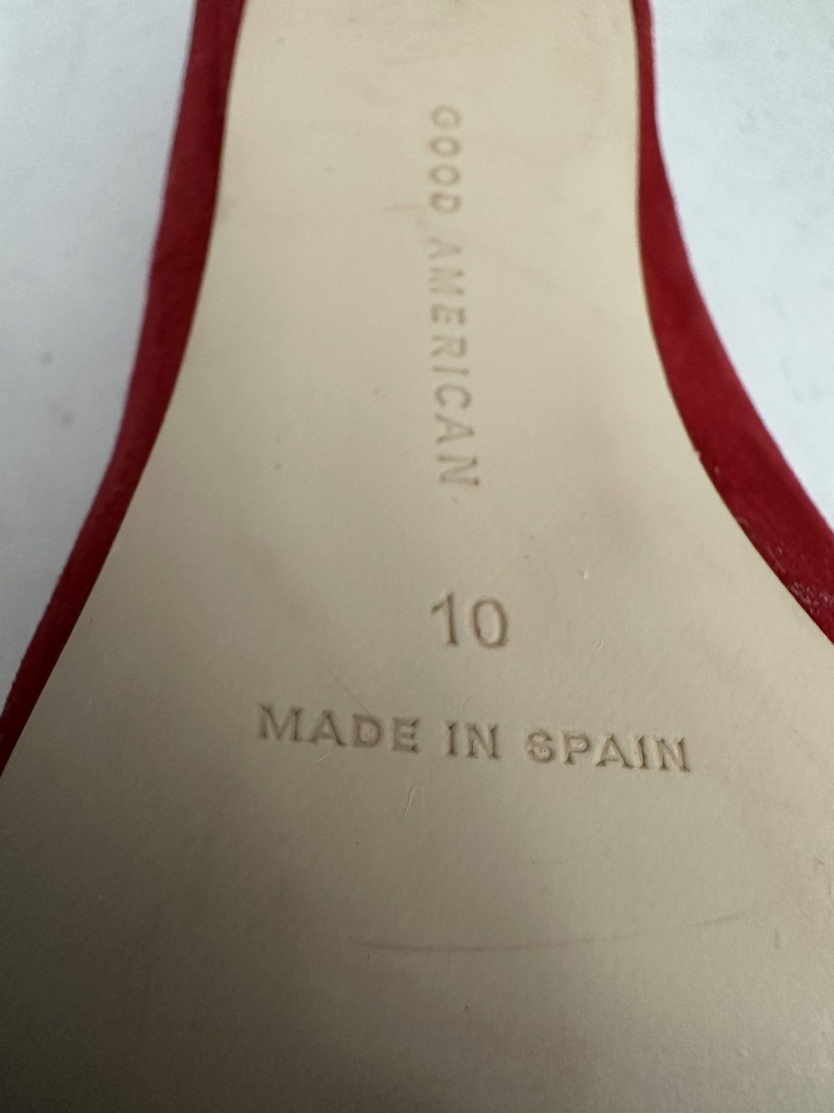 Good American Good American The Icon pointed toe pumps in red suede Size US 10 / IT 40 - 8 Thumbnail