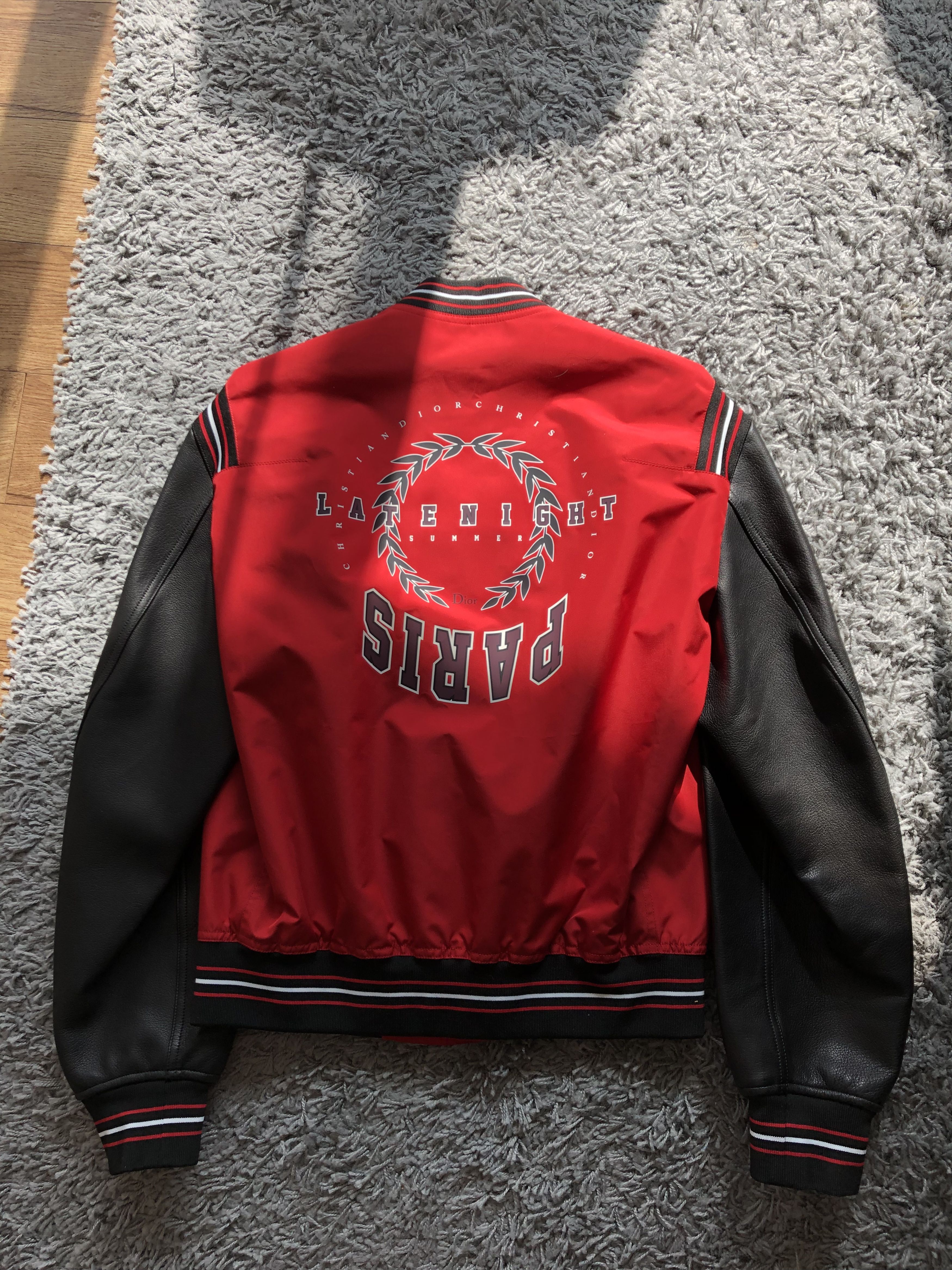 Dior DIOR HOMME Paris Varsity Bomber Jacket (SS18) Size US M / EU 48-50 / 2 - 10 Thumbnail