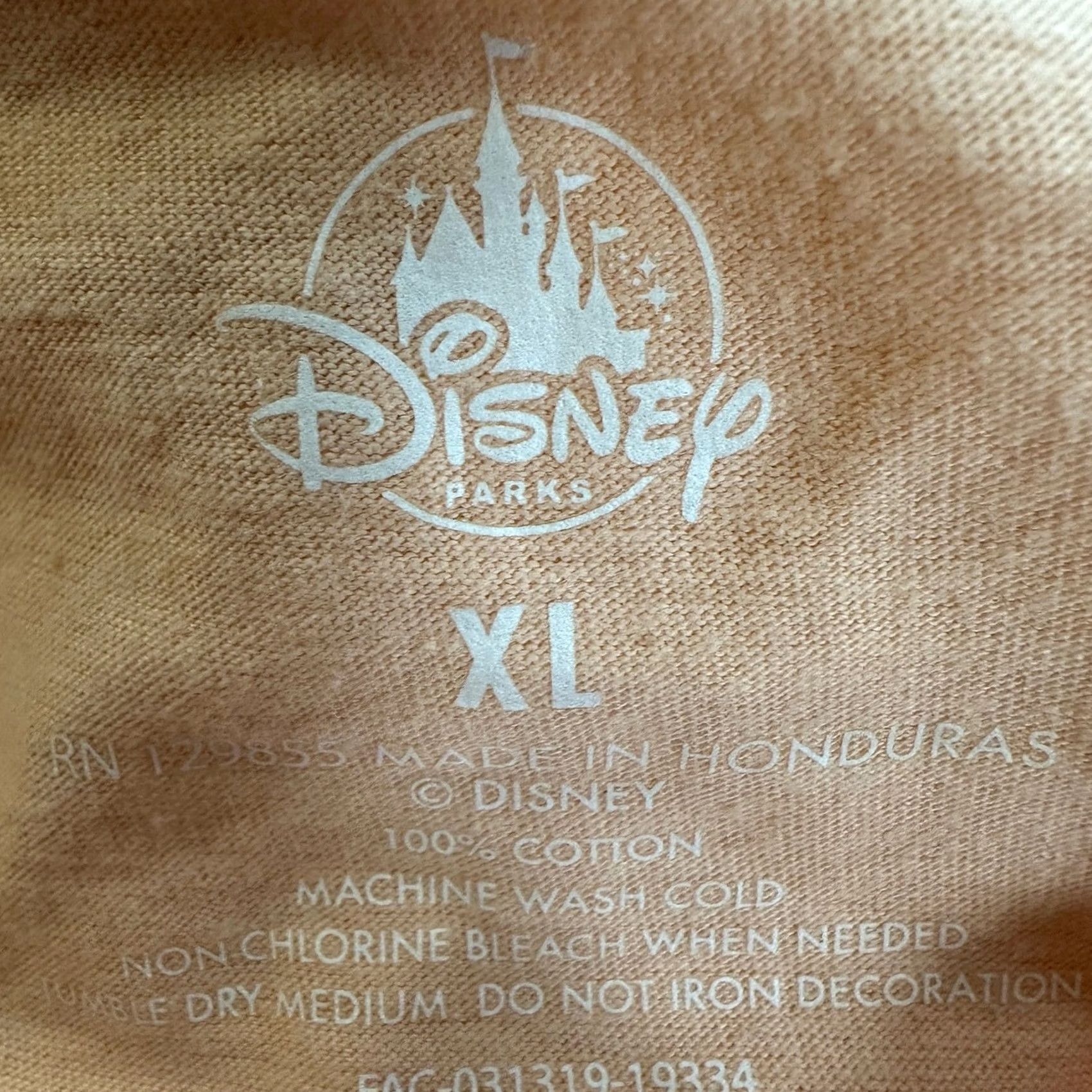 Disney Disney Parks Walt Disney World T-Shirt Womens XL Peach Comfort Short Sleeve Tee Size XL / US 12-14 / IT 48-50 - 5 Thumbnail