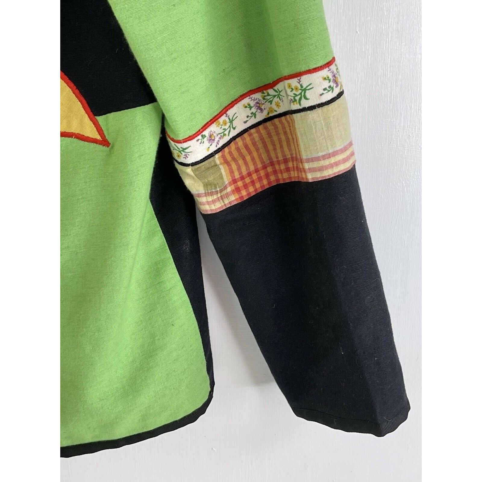 Other Vintage Allure Patchwork Jacket Crazy Quilt Applique Wearabl Size M / US 6-8 / IT 42-44 - 5 Thumbnail