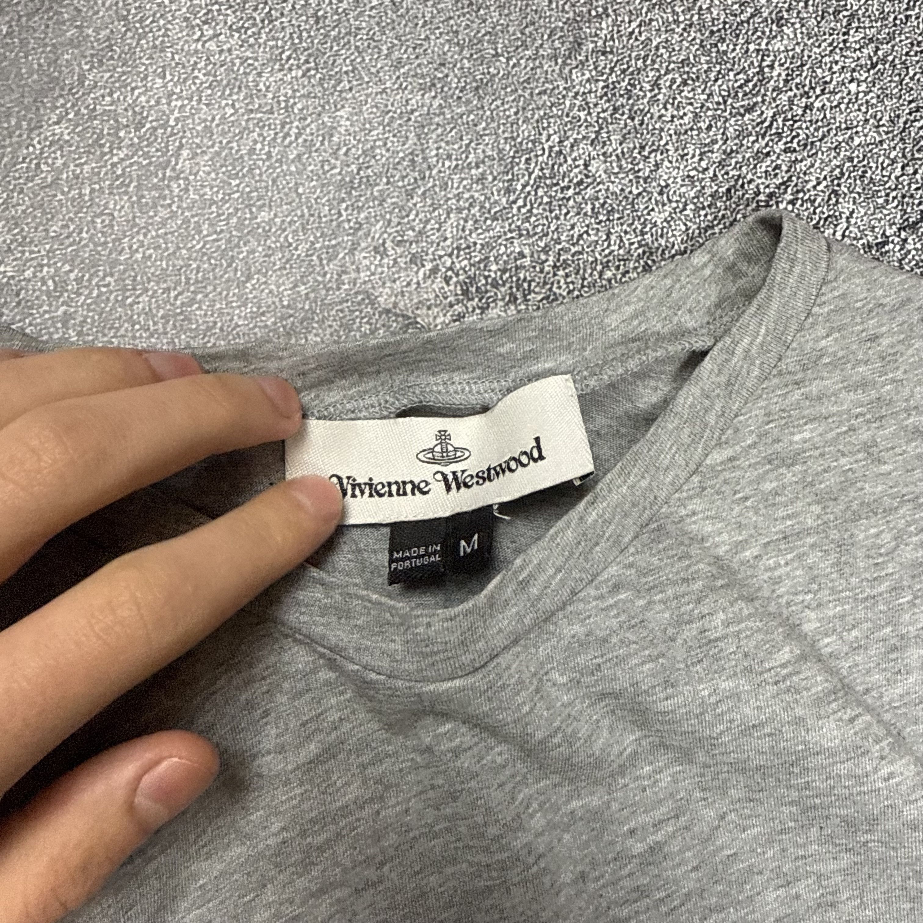Vivienne Westwood Vivienne Westwood Grey Crewneck T Shirt Size US M / EU 48-50 / 2 - 3 Thumbnail