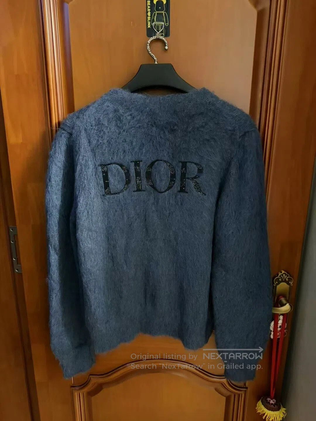 Dior dior mohair embroidered logo cardigan XL. Size XL / US 12-14 / IT 48-50 - 2 Thumbnail