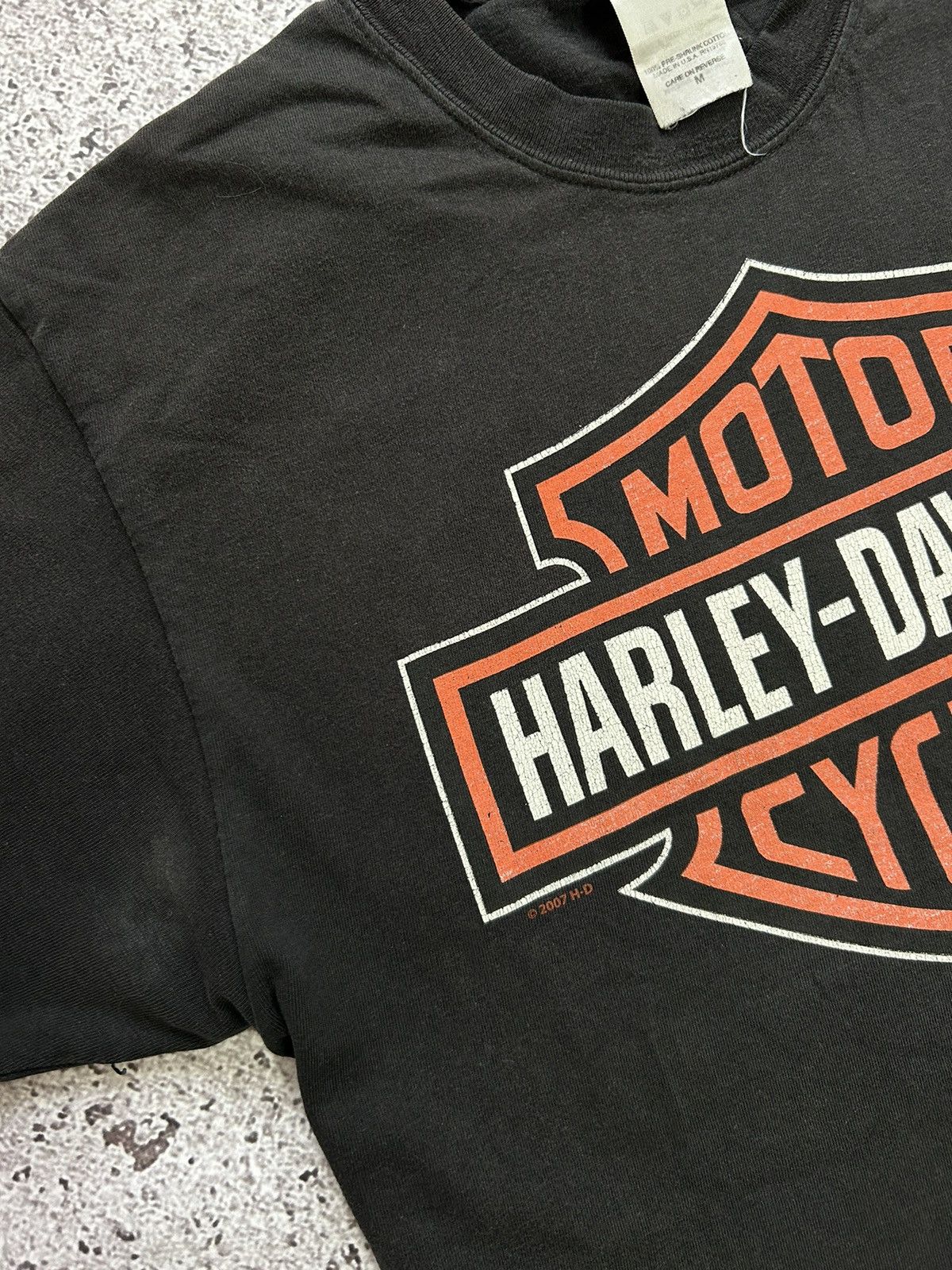 Band Tees × Harley Davidson × Vintage Vintage 2007 Harley Davidson Arctic Circle MC Dest Tee Size US M / EU 48-50 / 2 - 14 Thumbnail