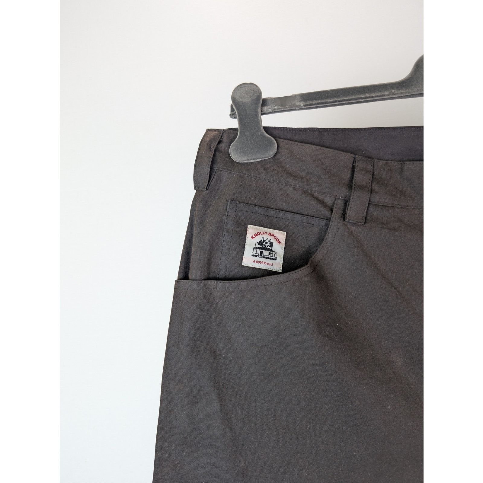 Bode o1rshd1 Waxed Cotton Knolly Brook Trousers in Brown Size US 38 / EU 54 - 6 Thumbnail