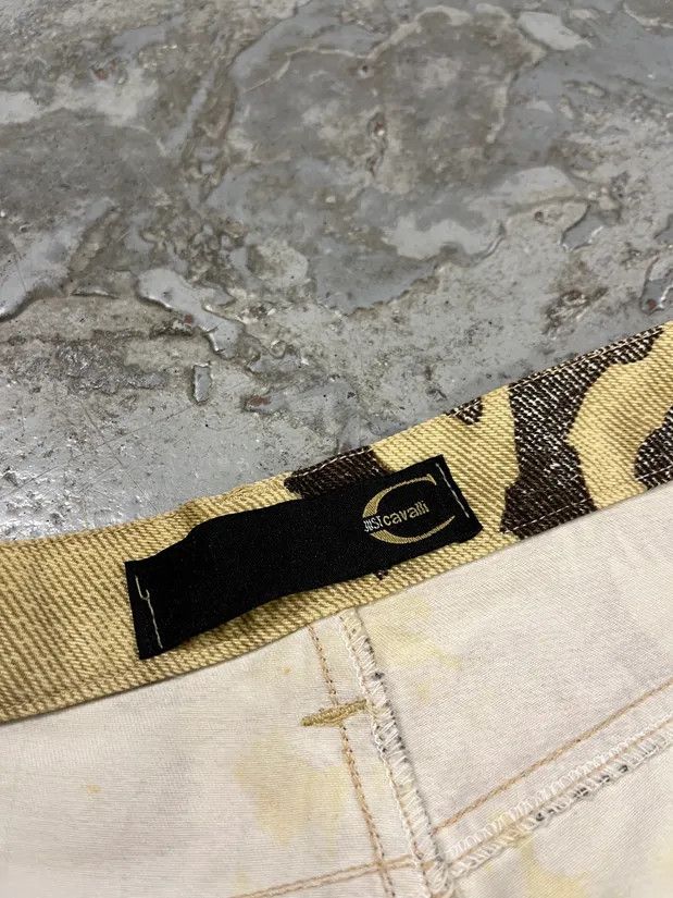 Just Cavalli AW2001 Cavalli Crow Camo Beige & Black Pants Size US 31 - 11 Thumbnail