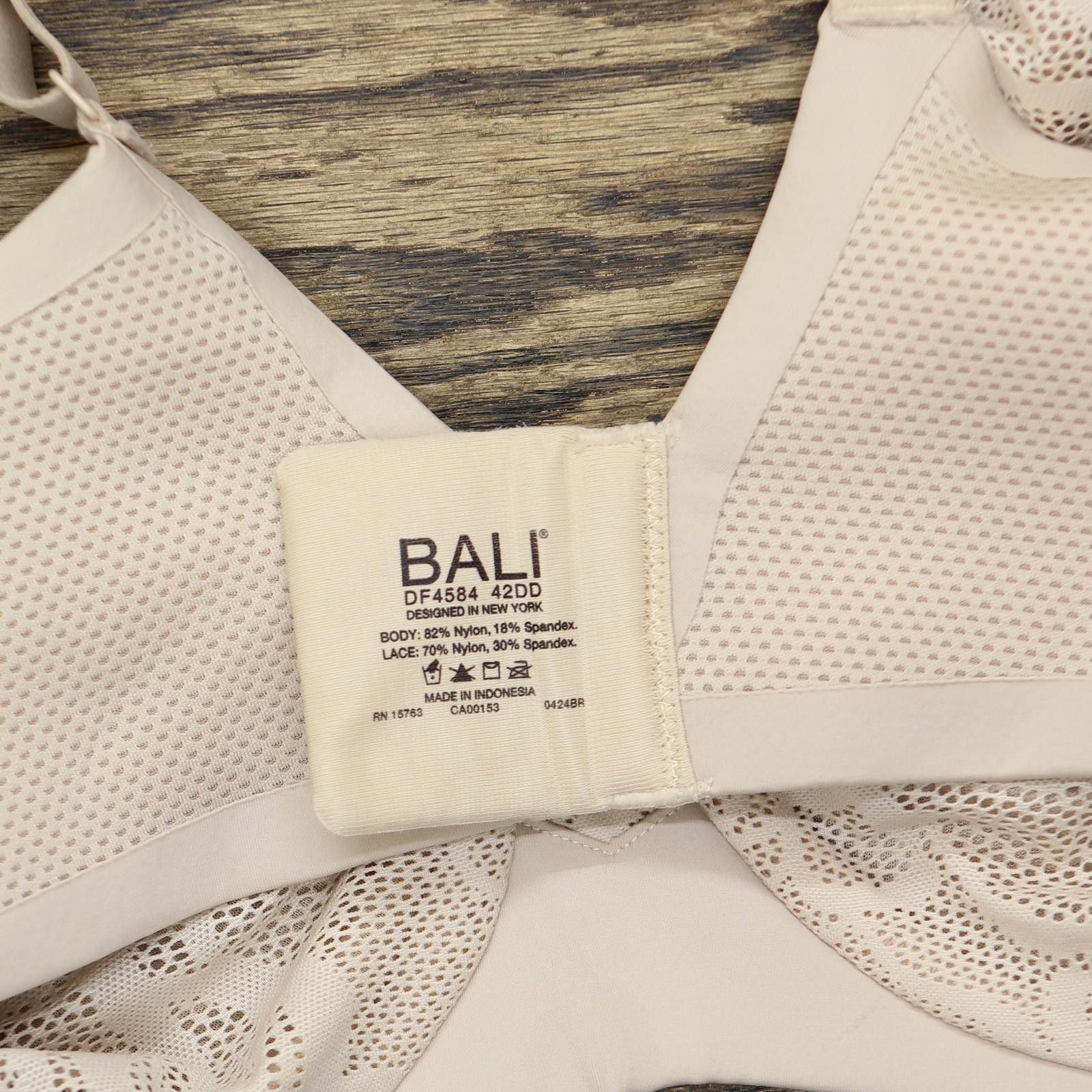 Balenciaga Bali Womens Smoothing Moisture-wicking Bra Almond Brown 42dd Size ONE SIZE - 5 Thumbnail