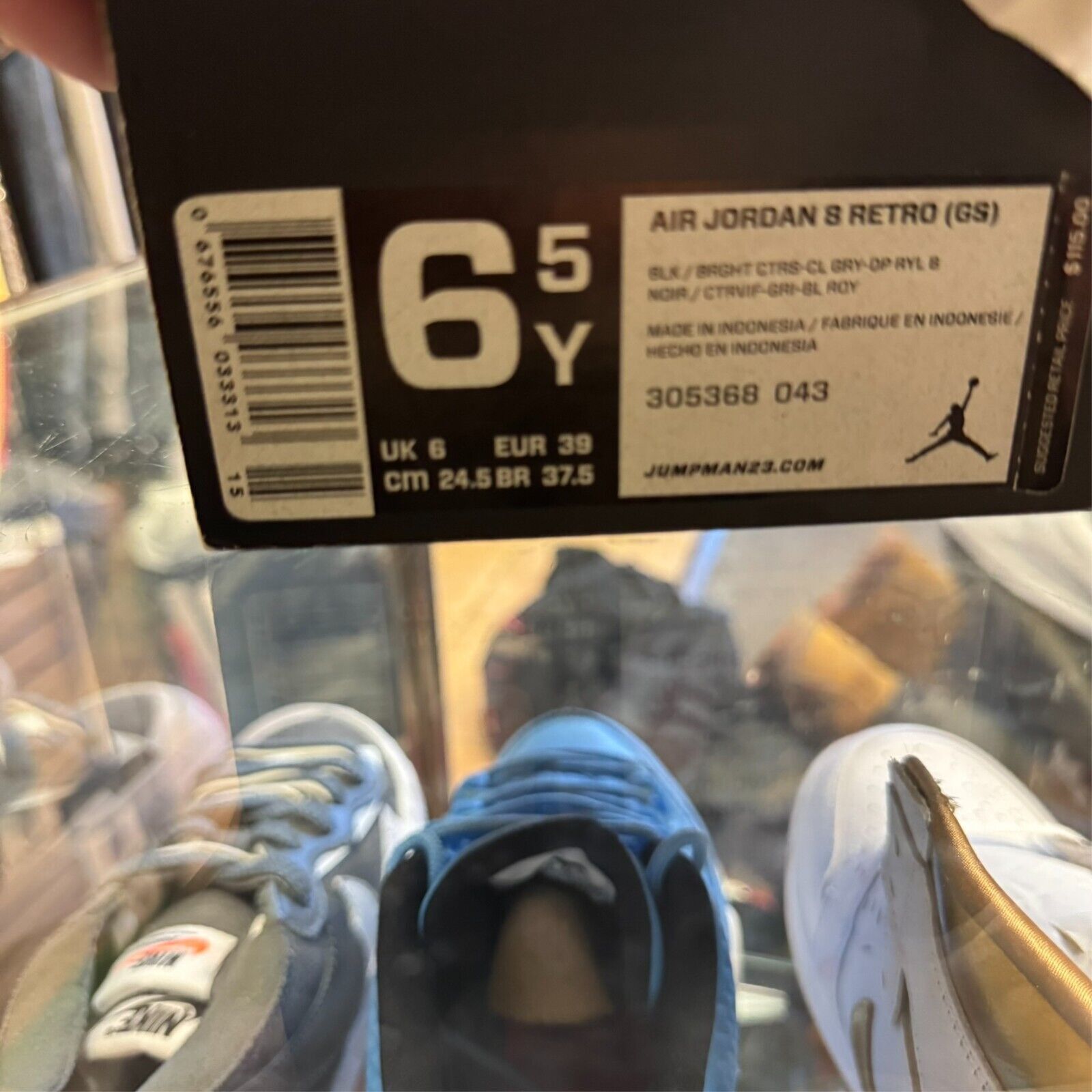 Nike Nike Air Jordan 8 Retro (GS) "Phoenix Suns" Size 6.5y/8w Size US 6 / IT 36 - 6 Thumbnail