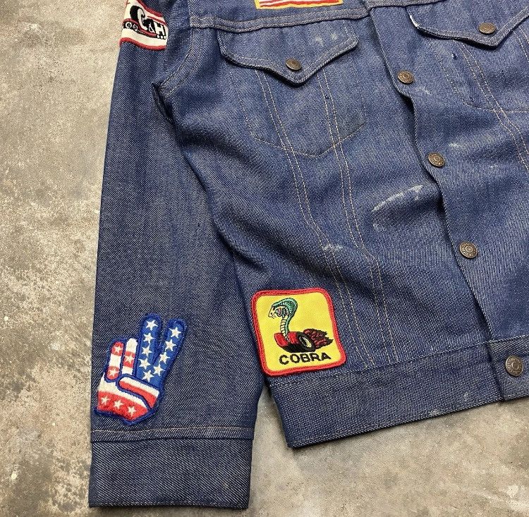 Levi's × Vintage 70’s Levi’s Trucker Jacket Lots Of Patches And Stitching Size US XS / EU 42 / 0 - 6 Thumbnail