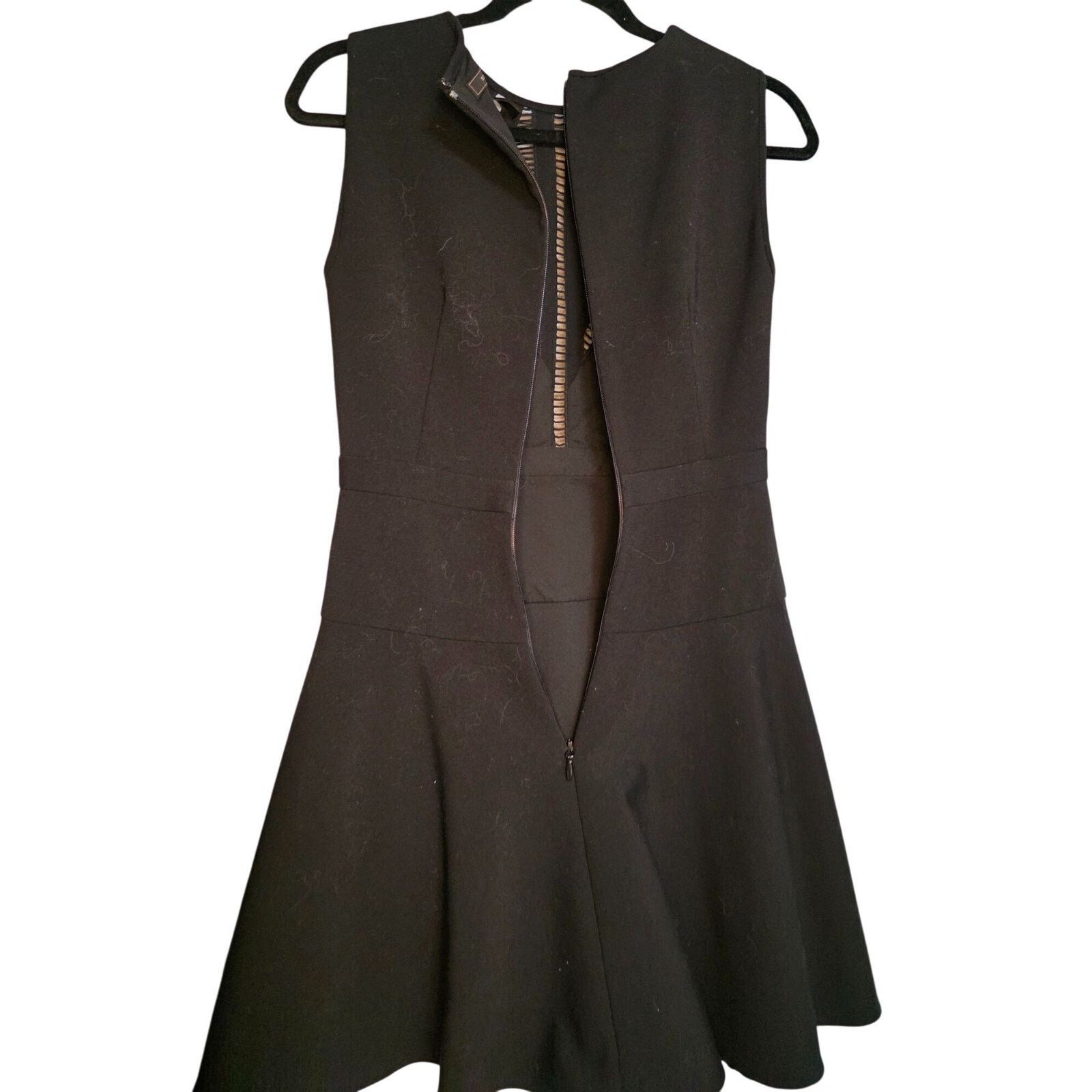 Bcbgmaxazria BCBG Max Azria Black Sleeveless Fit & Flare Dress Size 2 Size XS / US 0-2 / IT 36-38 - 16 Thumbnail