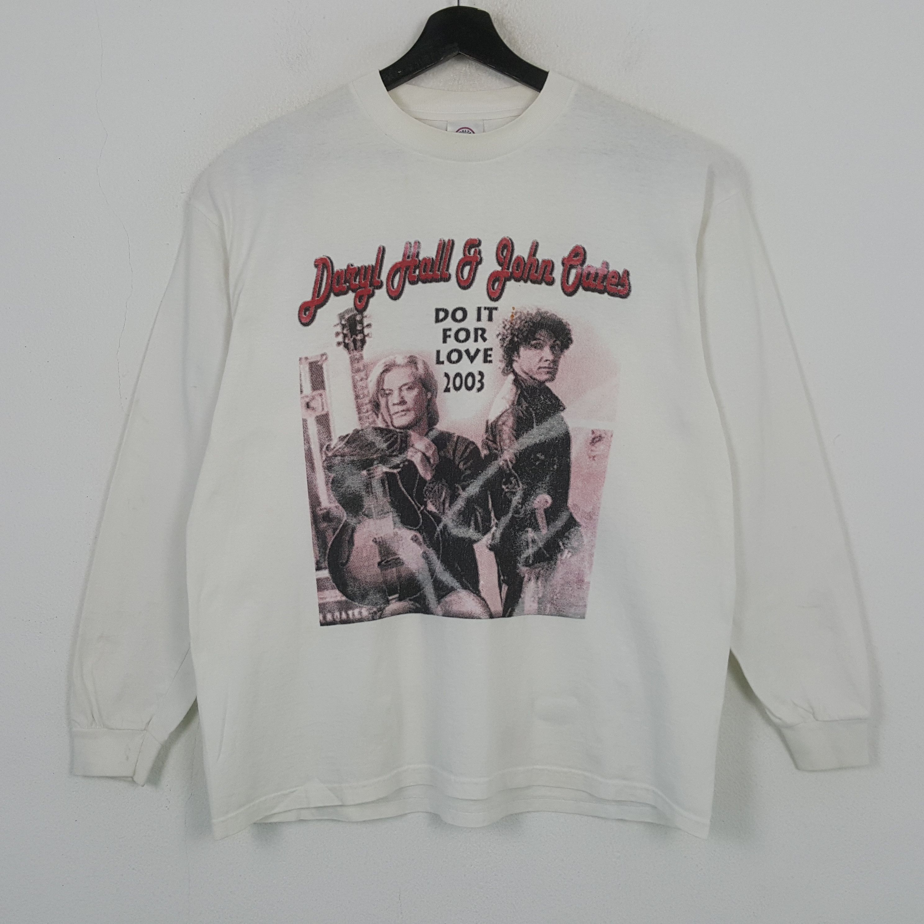Vintage Daryl Hall & John Eates Long Sleeve Tshirt RR3 Size US XL / EU 56 / 4 - 1 Thumbnail