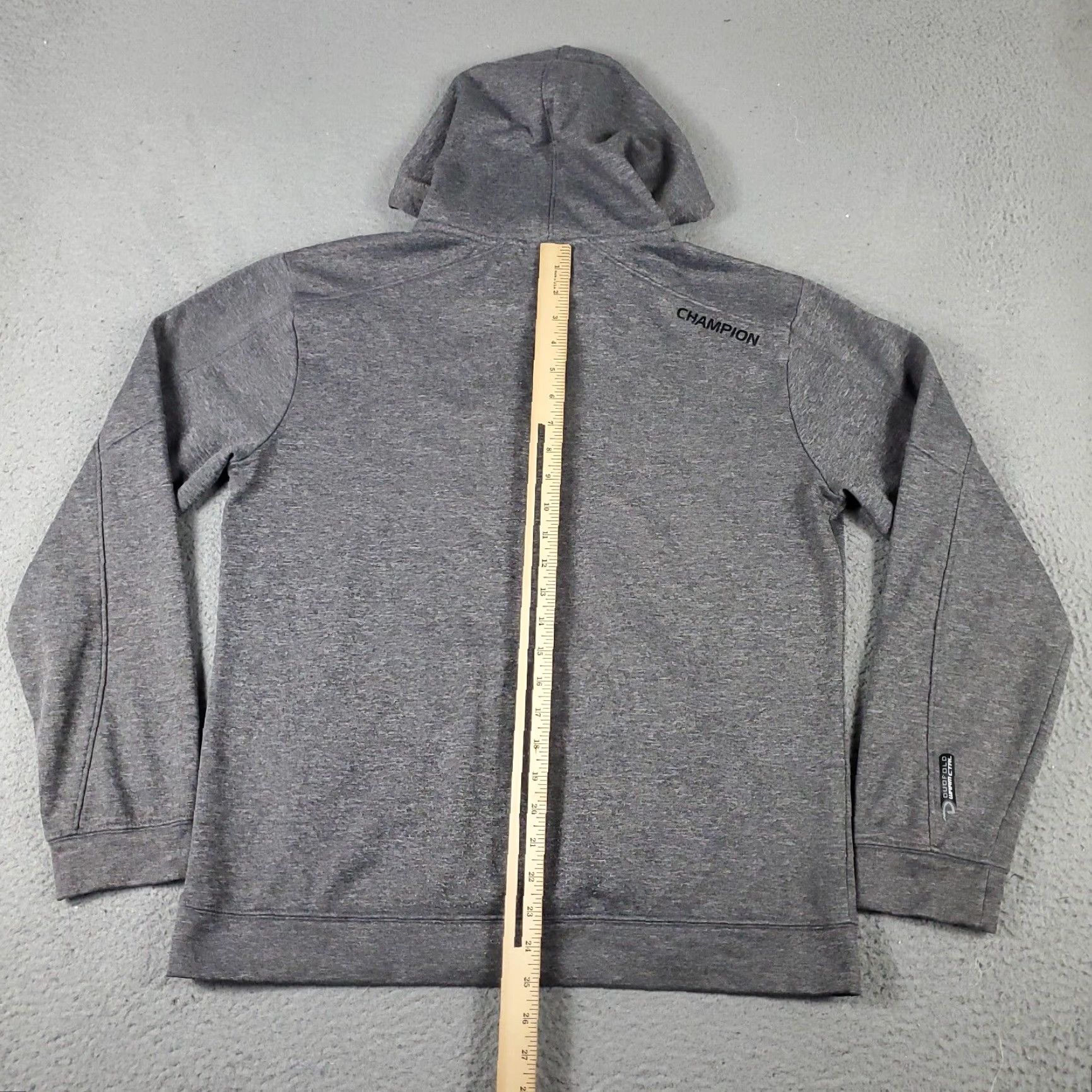 Champion Champion Hoodie Mens Medium Gray Casual Pullover Sweatshirt Fleece Size US M / EU 48-50 / 2 - 6 Thumbnail