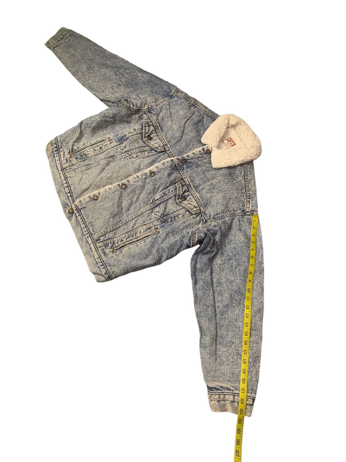 Levi's Vintage Clothing Rare Design Vintage Levi’s Sherpa Truckers Jacket Size US XL / EU 56 / 4 - 12 Thumbnail
