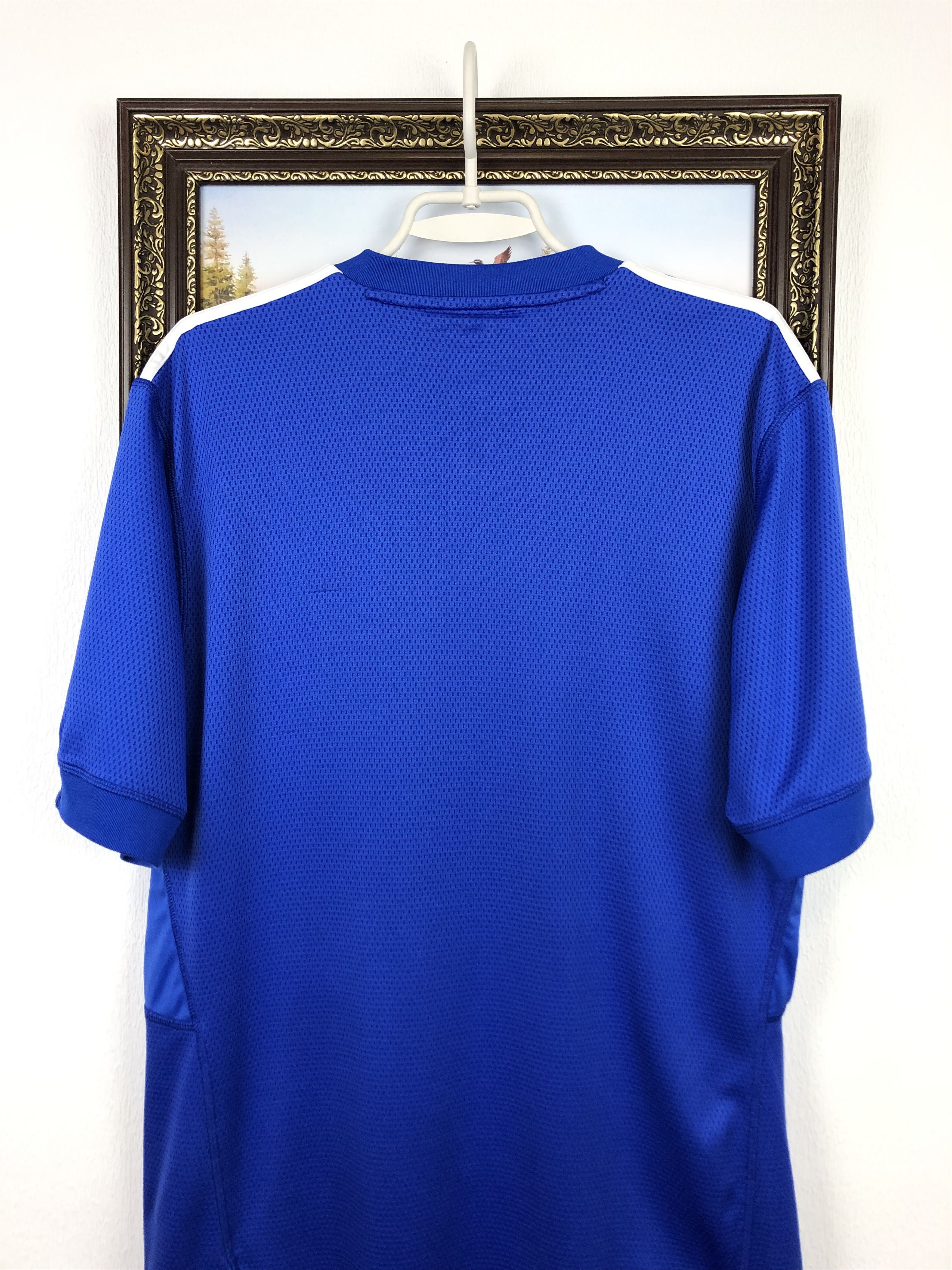 Adidas Chelsea football shirt 2009 Soccer Adidas Blue Jersey Trikot Size US L / EU 52-54 / 3 - 7 Thumbnail