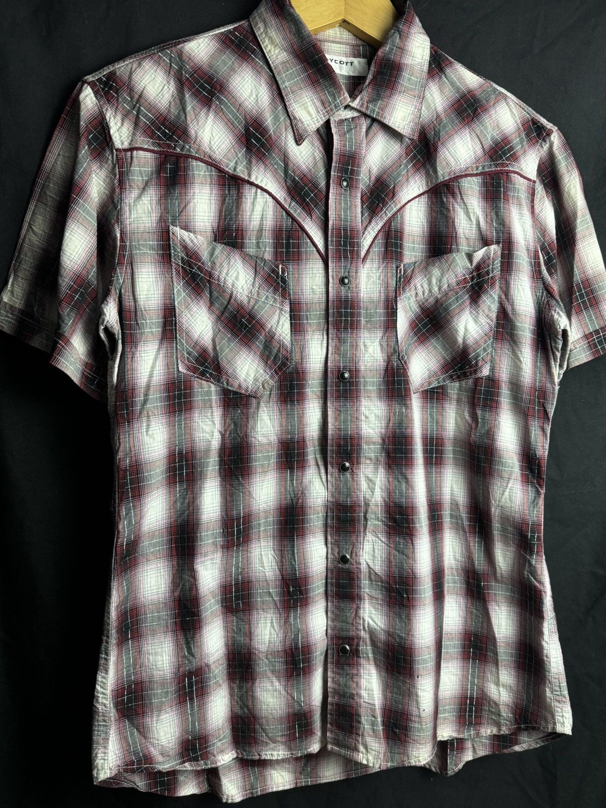 If Six Was Nine × Japanese Brand × Le Grande Bleu (L.G.B.) 2000s Westren Boycott Shirt Semanticdesign Tornado style Size US M / EU 48-50 / 2 - 3 Thumbnail