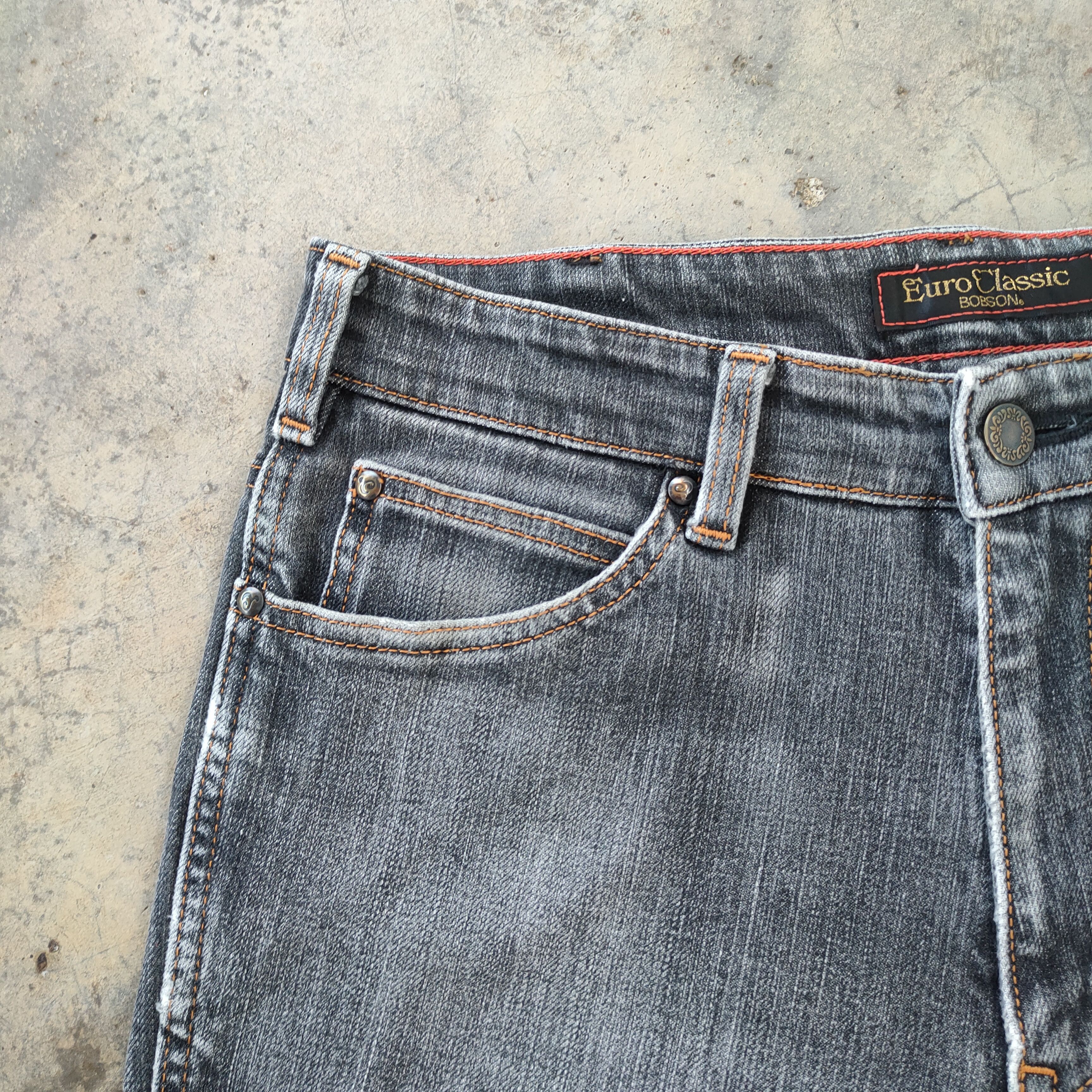 Japanese Brand × Jean × Vintage W30 VINTAGE JAPAN EC100 FADED BLACK JEANS DENIM PANTS Size US 30 / EU 46 - 5 Thumbnail