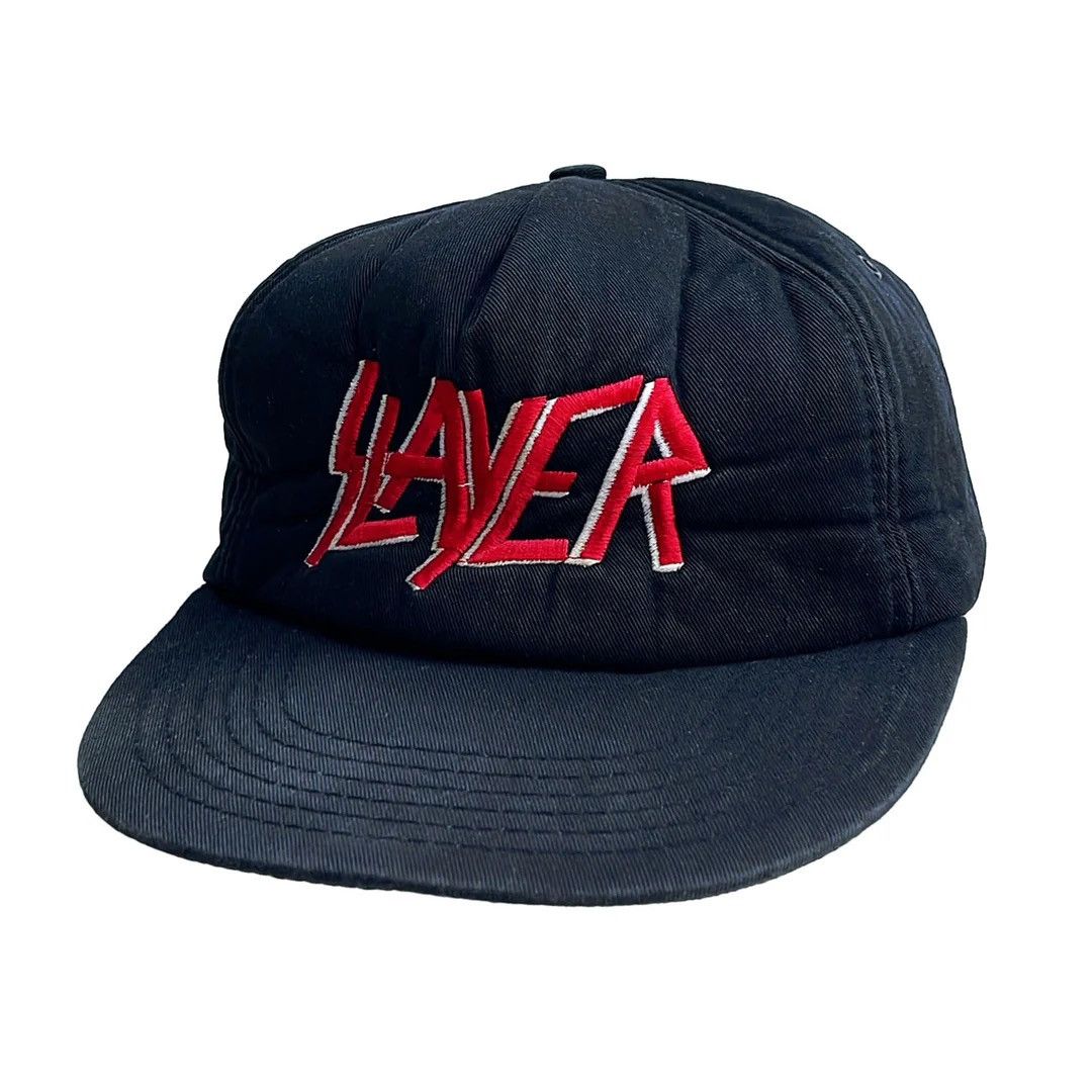 Vintage Slayer 1990s Vintage Band Promo Concert Tour Cap Hat | Grailed