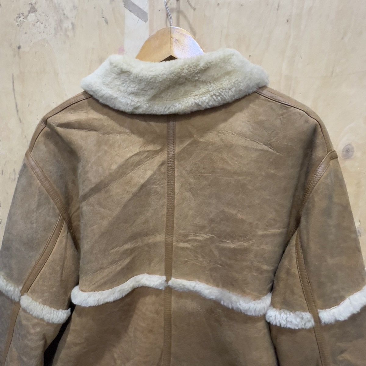 Vintage Very Rare Peyton Place Sport (PPFM) Sheapskin Leather Coat Size US M / EU 48-50 / 2 - 7 Thumbnail