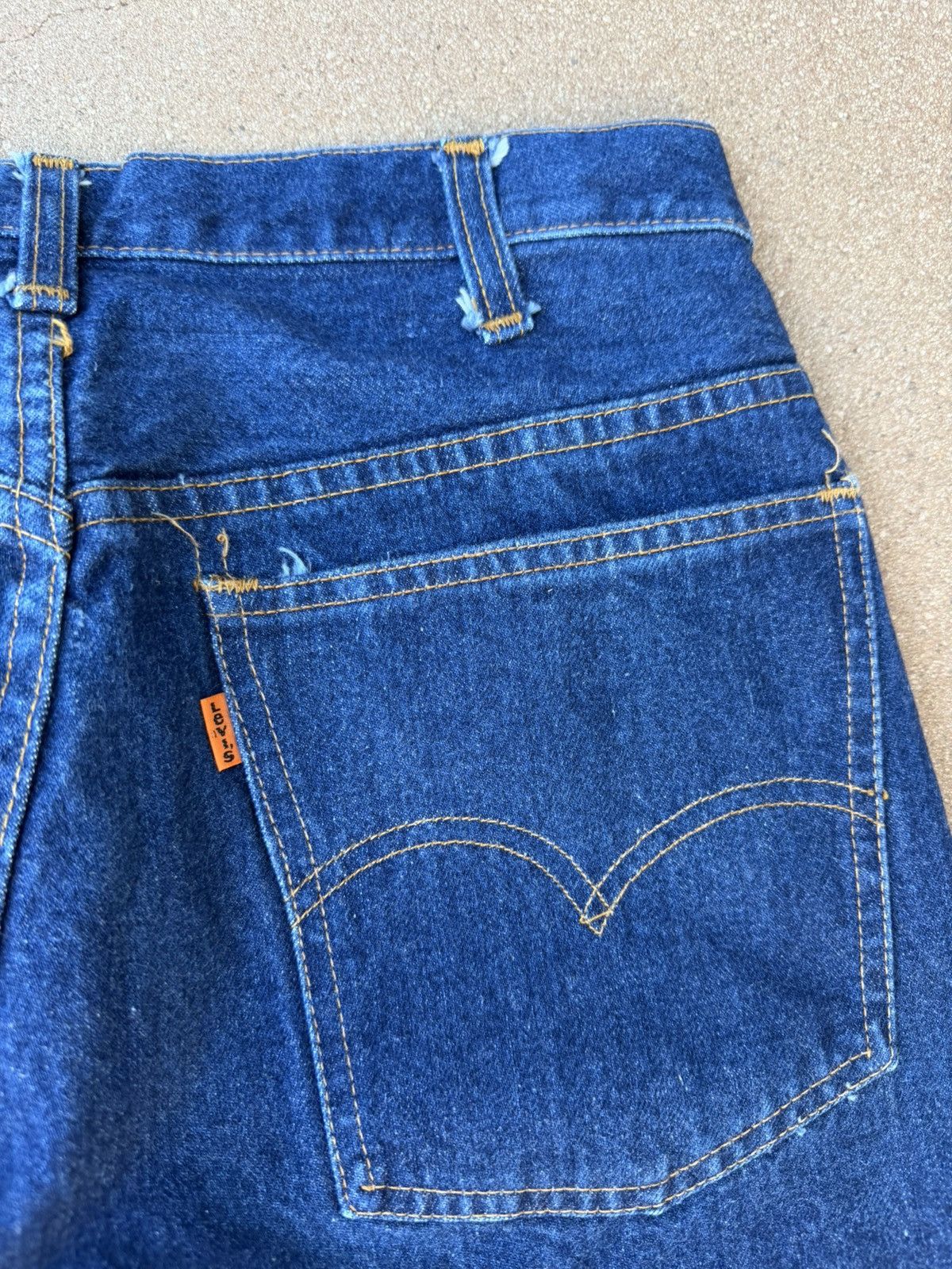 Levi's Vtg 80’s Levi’s 646 Orange Tab Bellbottom Flare Jeans 31x31 Size US 31 - 8 Thumbnail
