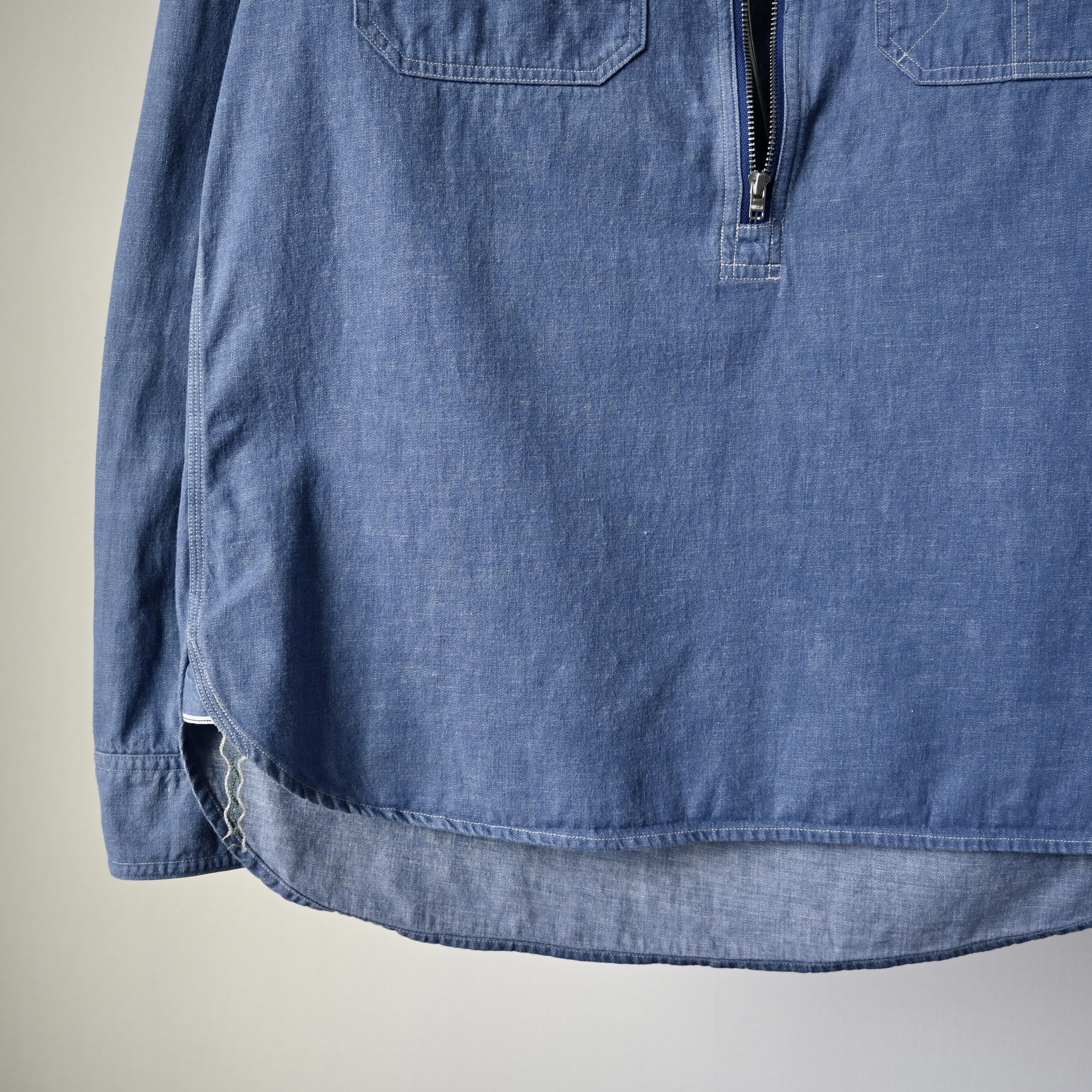 Beams Plus BEAMS Plus x Sunny Sports half-zip denim work shirt Size US M / EU 48-50 / 2 - 12 Thumbnail