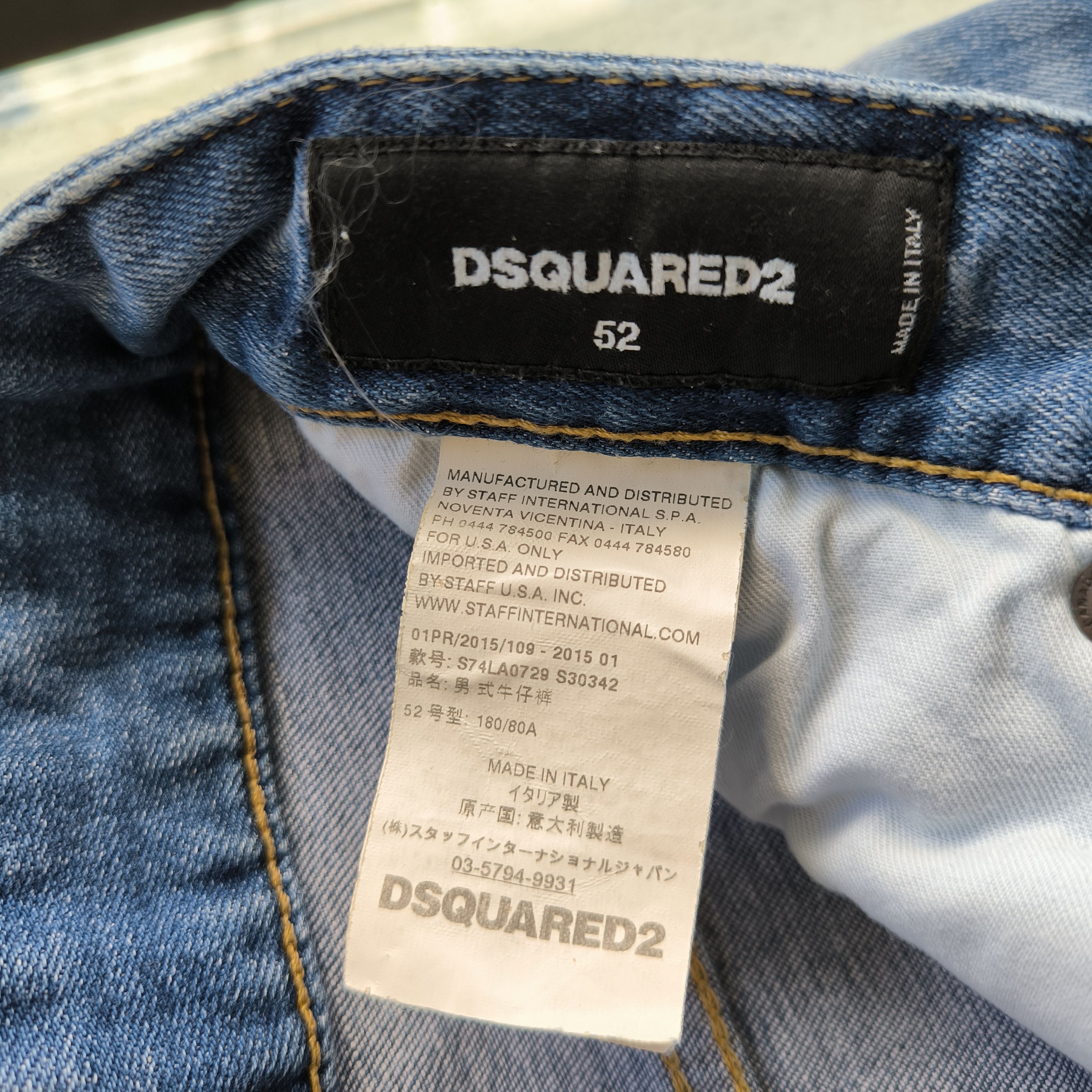 Dsquared2 DSQUARED2 Clement Fit Pink Paint Splatter Distressed Jeans Size US 36 / EU 52 - 8 Thumbnail