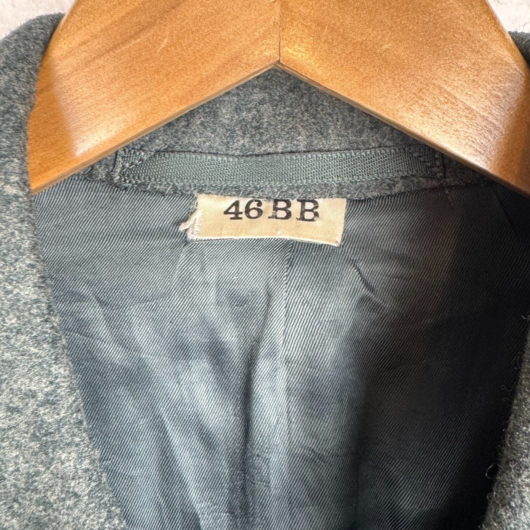 Doublet VINTAGE Swiss Army Coat EU 46BB Long Trench Wool Overcoat Army Mens L Green Winter Size US L / EU 52-54 / 3 - 6 Thumbnail