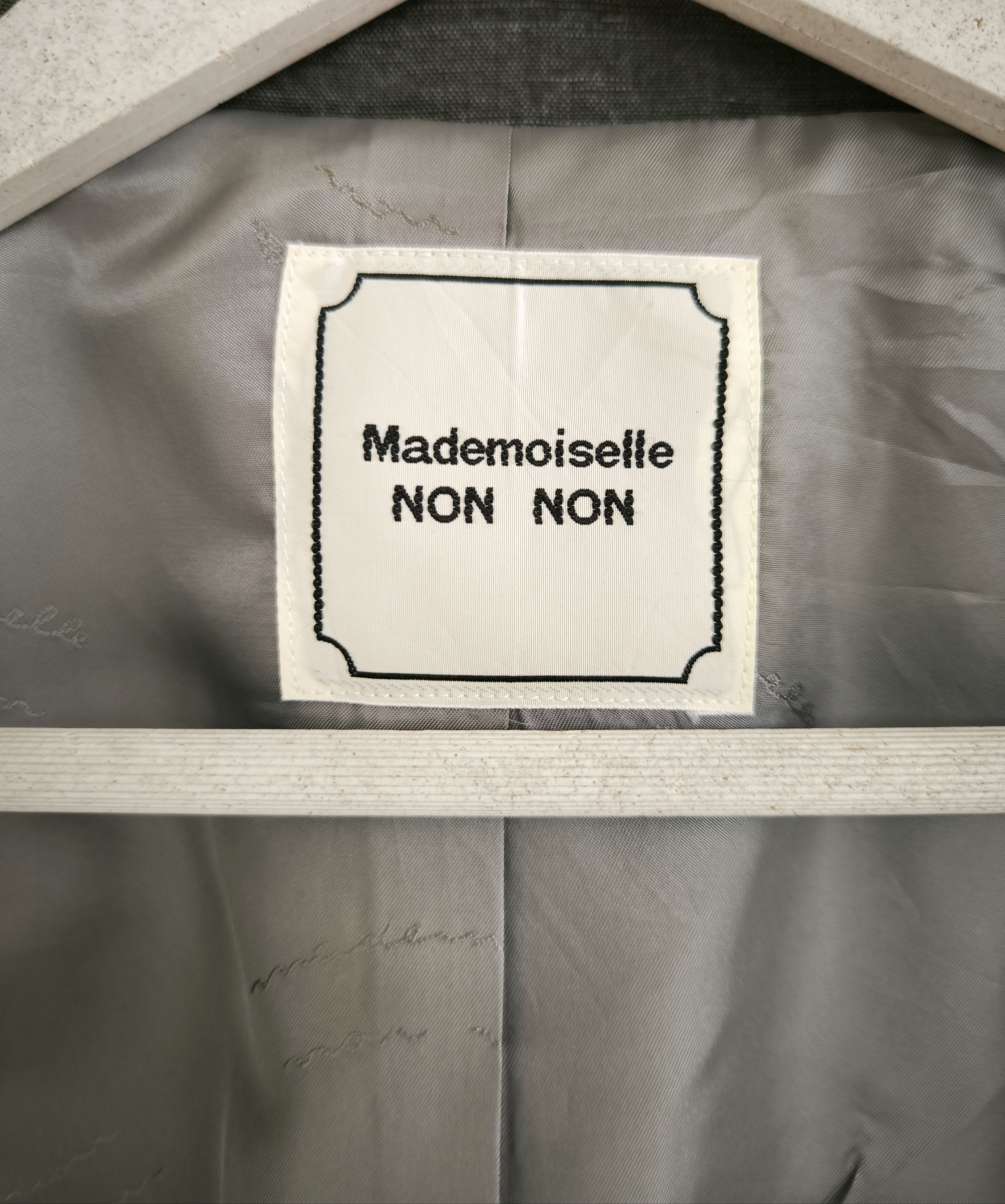 Mademoiselle Non Non MADEMOISELLE NON NON tencel fabric coat jacket Size L / US 10 / IT 46 - 5 Thumbnail