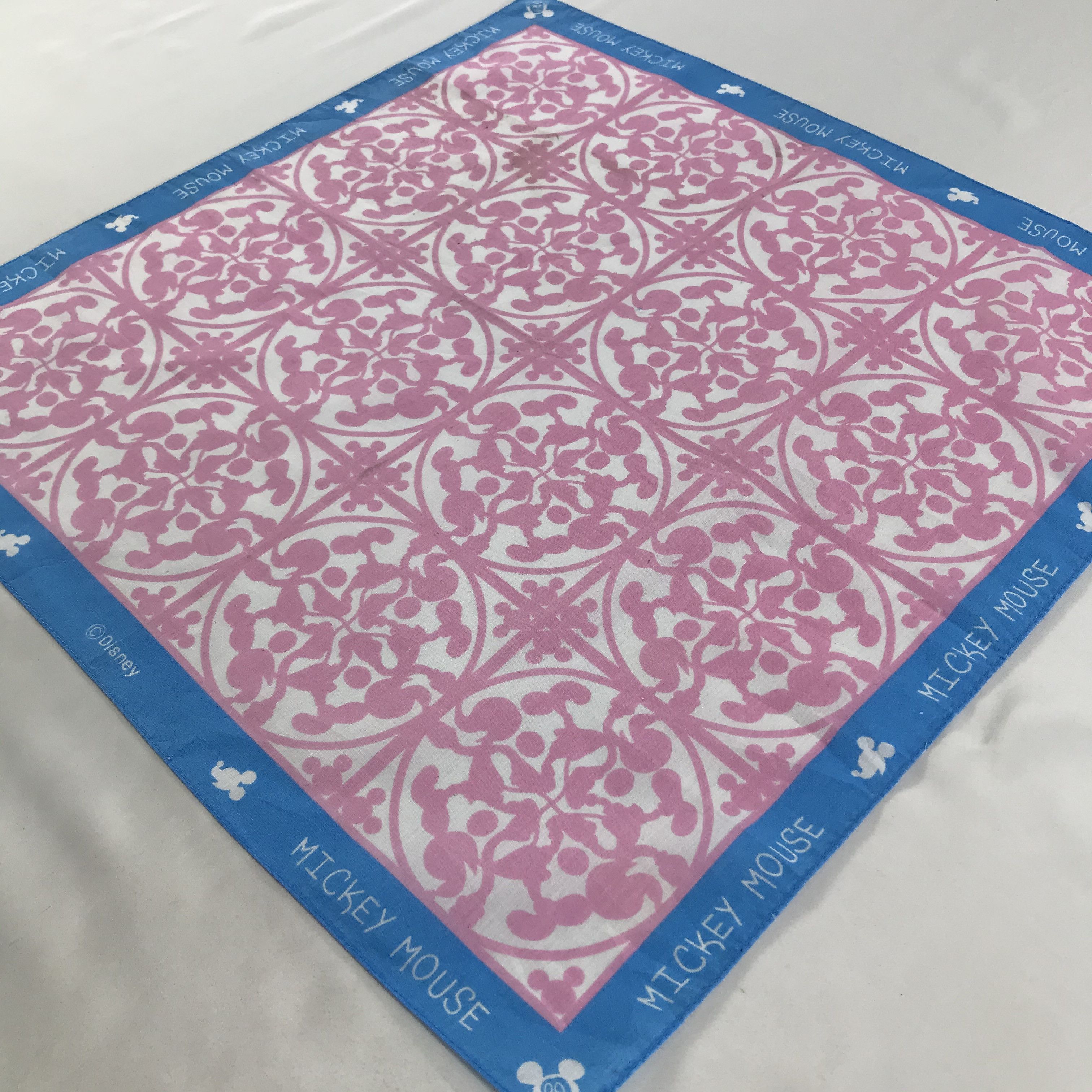 Disney × Vintage Mickey Mouse Bandana / Handkerchief / Neckerchief - S1913 Size ONE SIZE - 2 Thumbnail