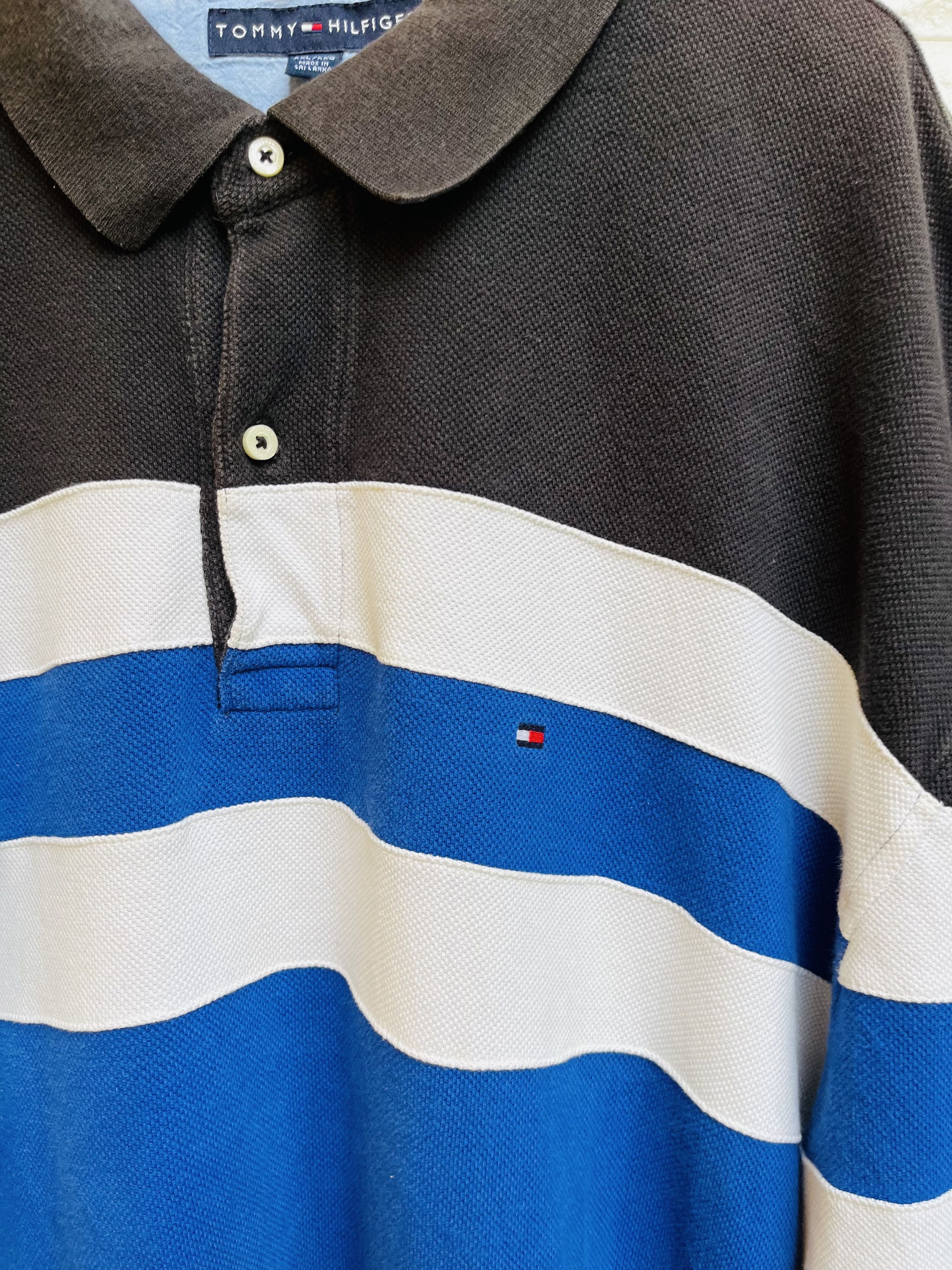 Japanese Brand Vintage Tommy Hilfiger Multicolour Designer Fashion Style Size US XXL / EU 58 / 5 - 6 Thumbnail