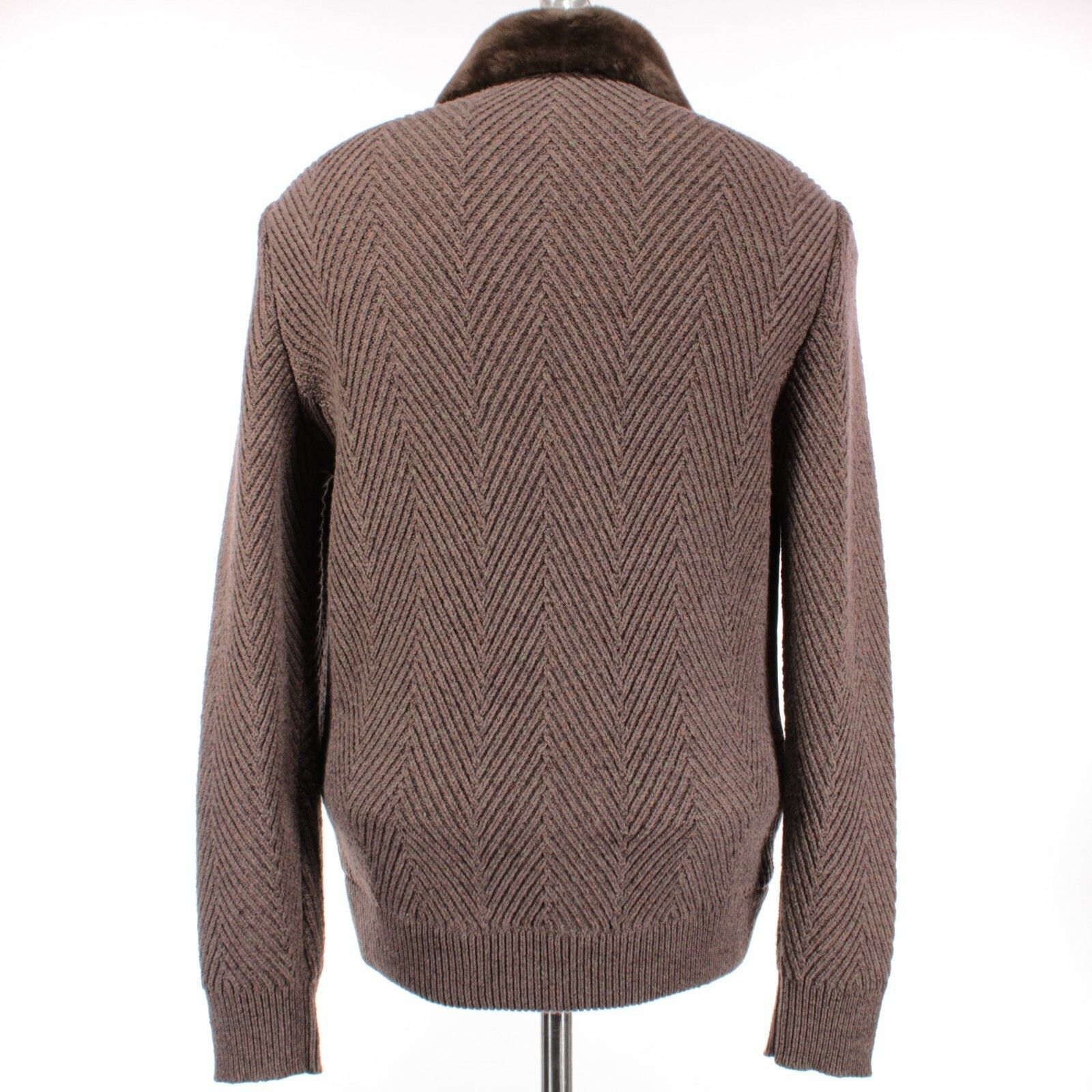 Luciano Barbera Luciano Barbera Jacket Size XL US In Brown Wool Blend Size US XL / EU 56 / 4 - 4 Thumbnail
