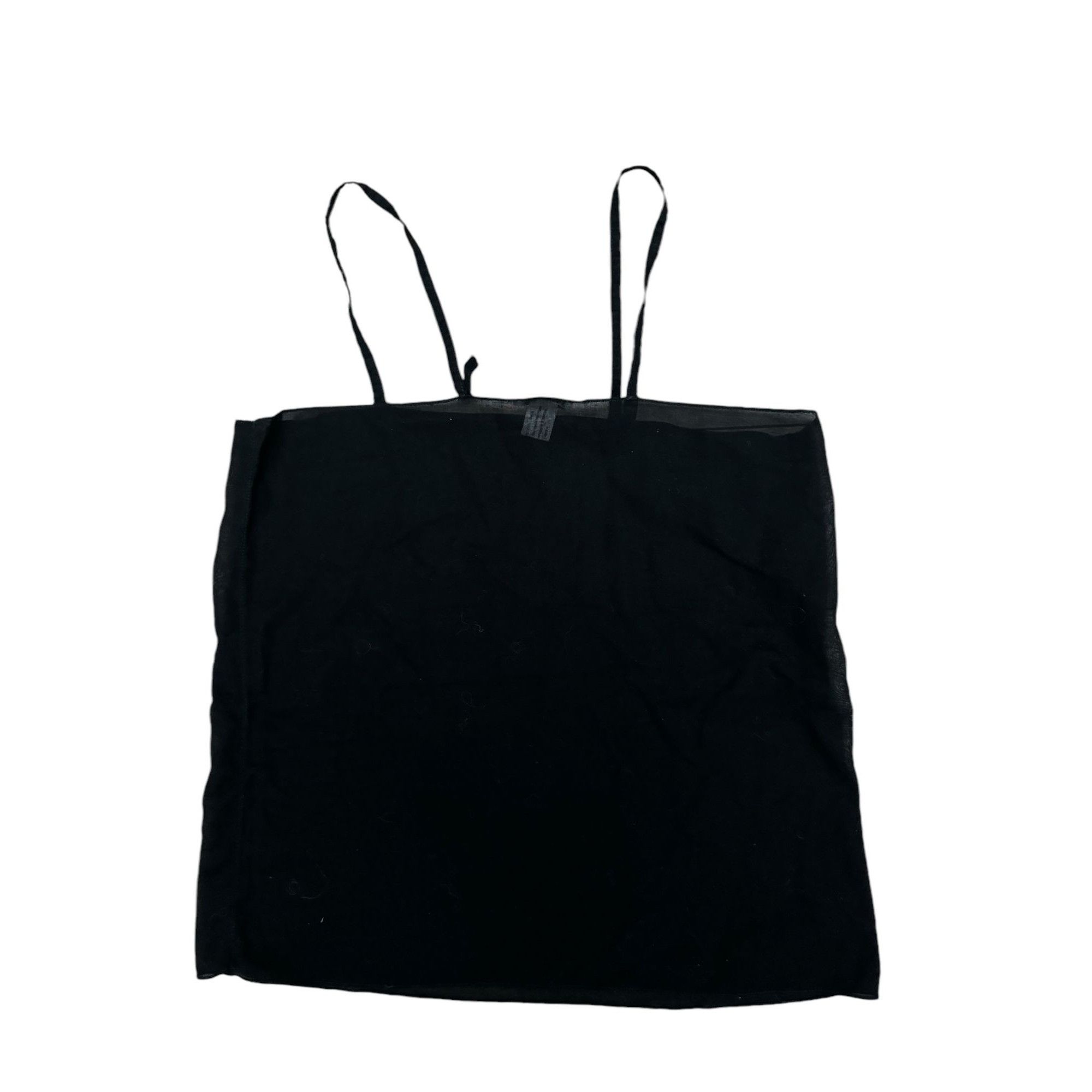 Chanel Vintage Black Sheer Silk Tank Top Size S / US 4 / IT 40 - 7 Thumbnail