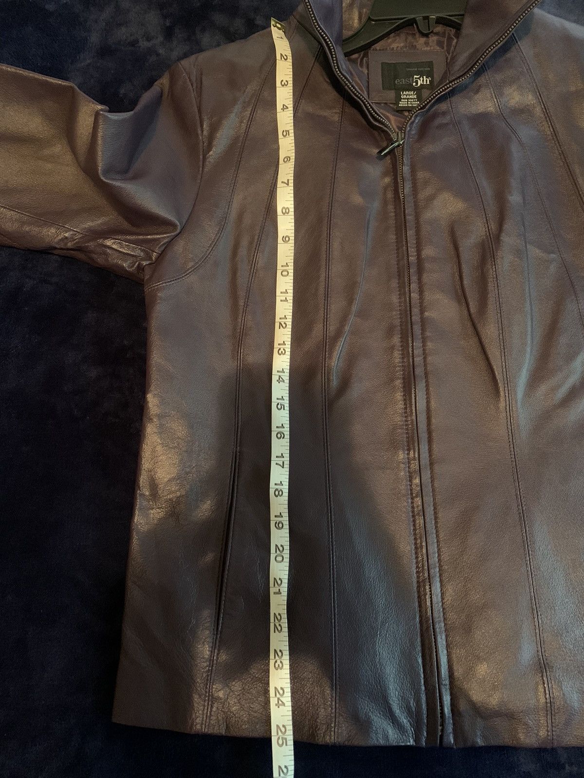 Vintage Purple Leather Jacket Streetwear Vintage Fashion 2000s Indie Size US S / EU 44-46 / 1 - 6 Thumbnail