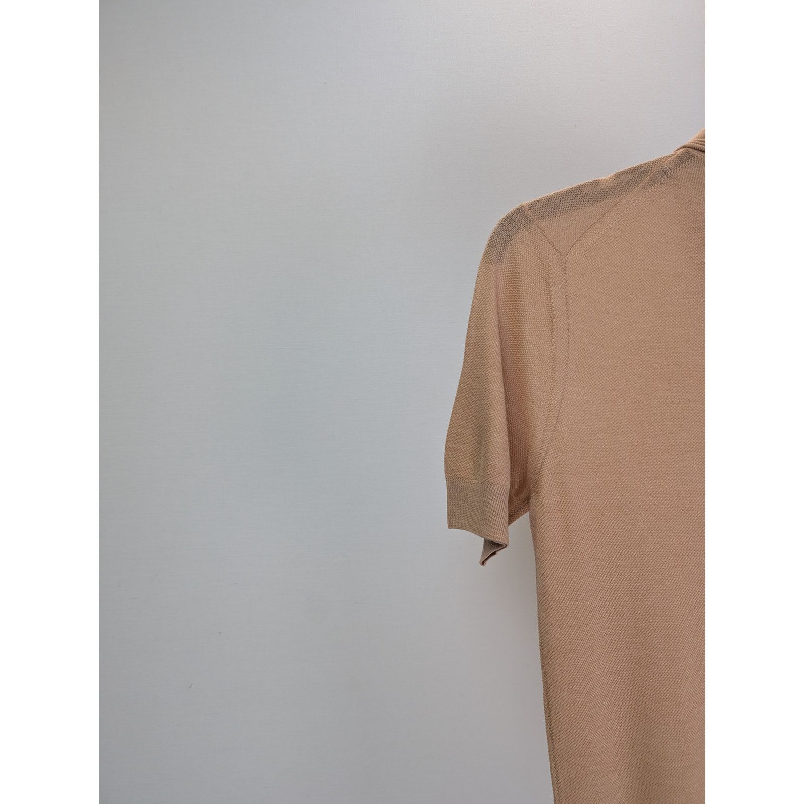 Tom Ford o1rshd1 Knit Polo in Light Salmon Size US M / EU 48-50 / 2 - 7 Thumbnail