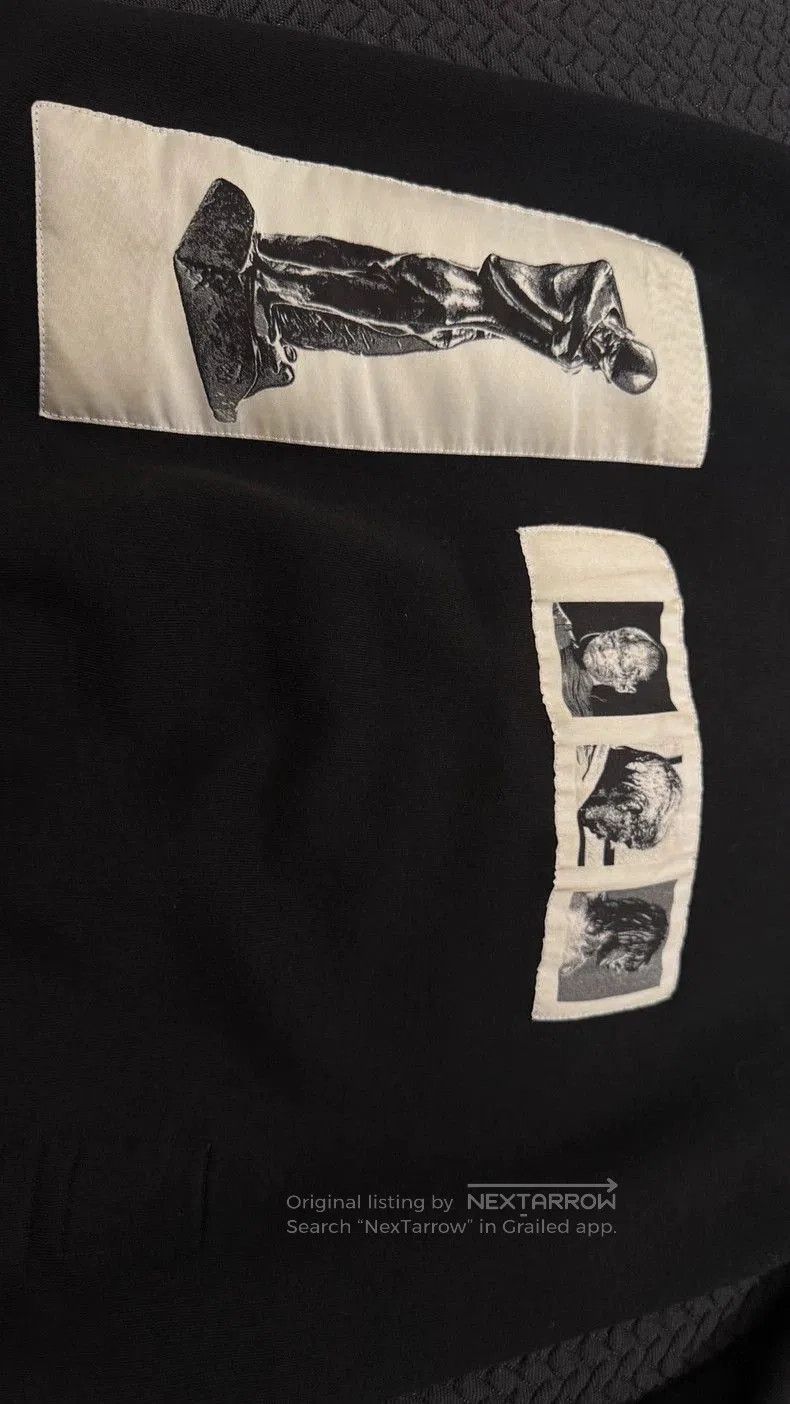 Rick Owens Rick Owens Portrait patch plus velvet sweater. Size US M / EU 48-50 / 2 - 3 Thumbnail